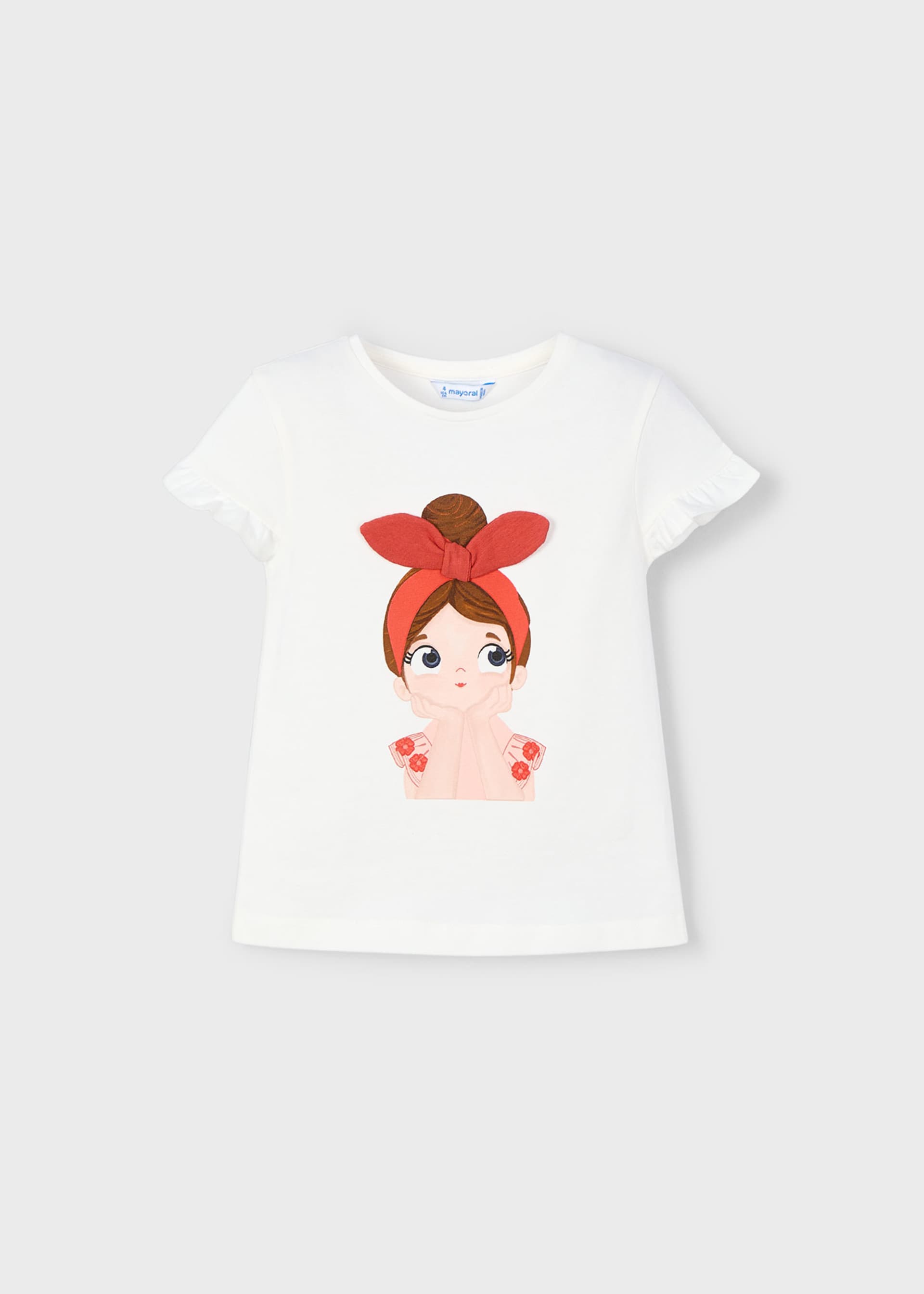 Shirt Printmotiv Puppe Mädchen Shirt Printmotiv Puppe Mädchen