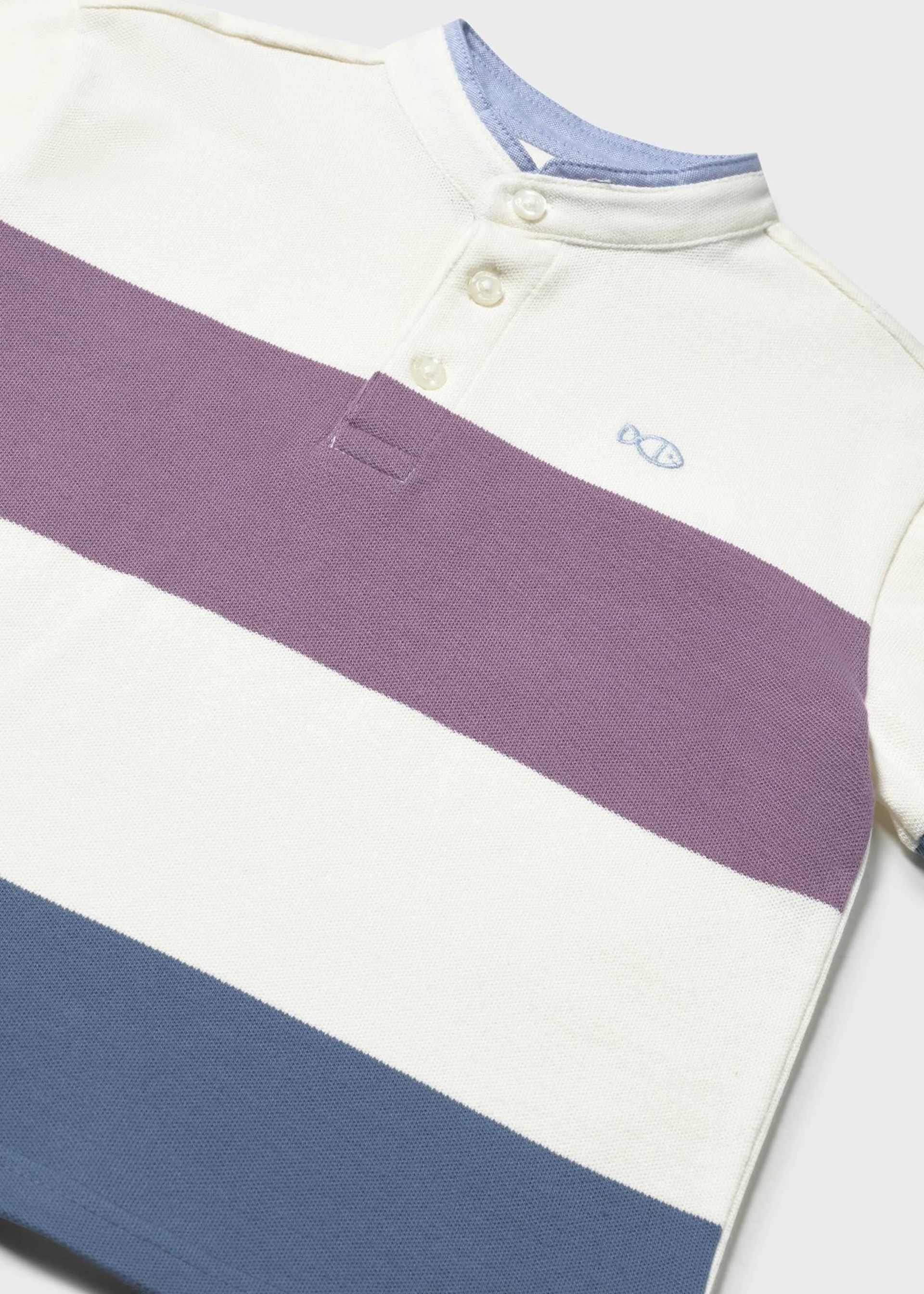 Polo bandas piqué niño Polo bandas piqué niño