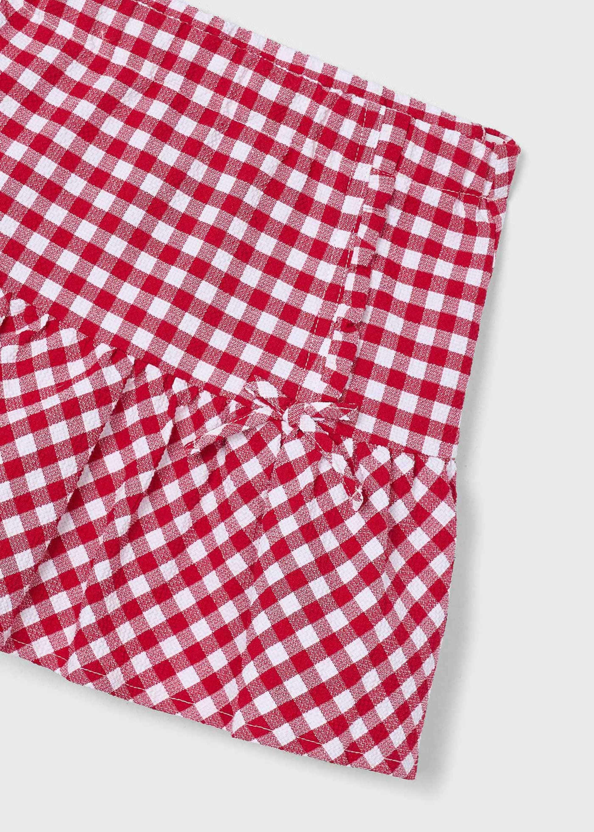 Girl gingham skirt