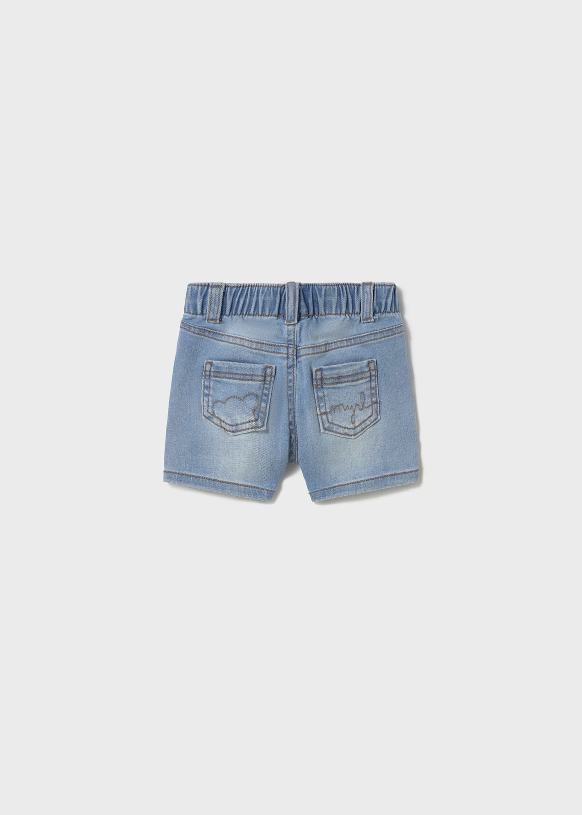 Newborn boy denim shorts