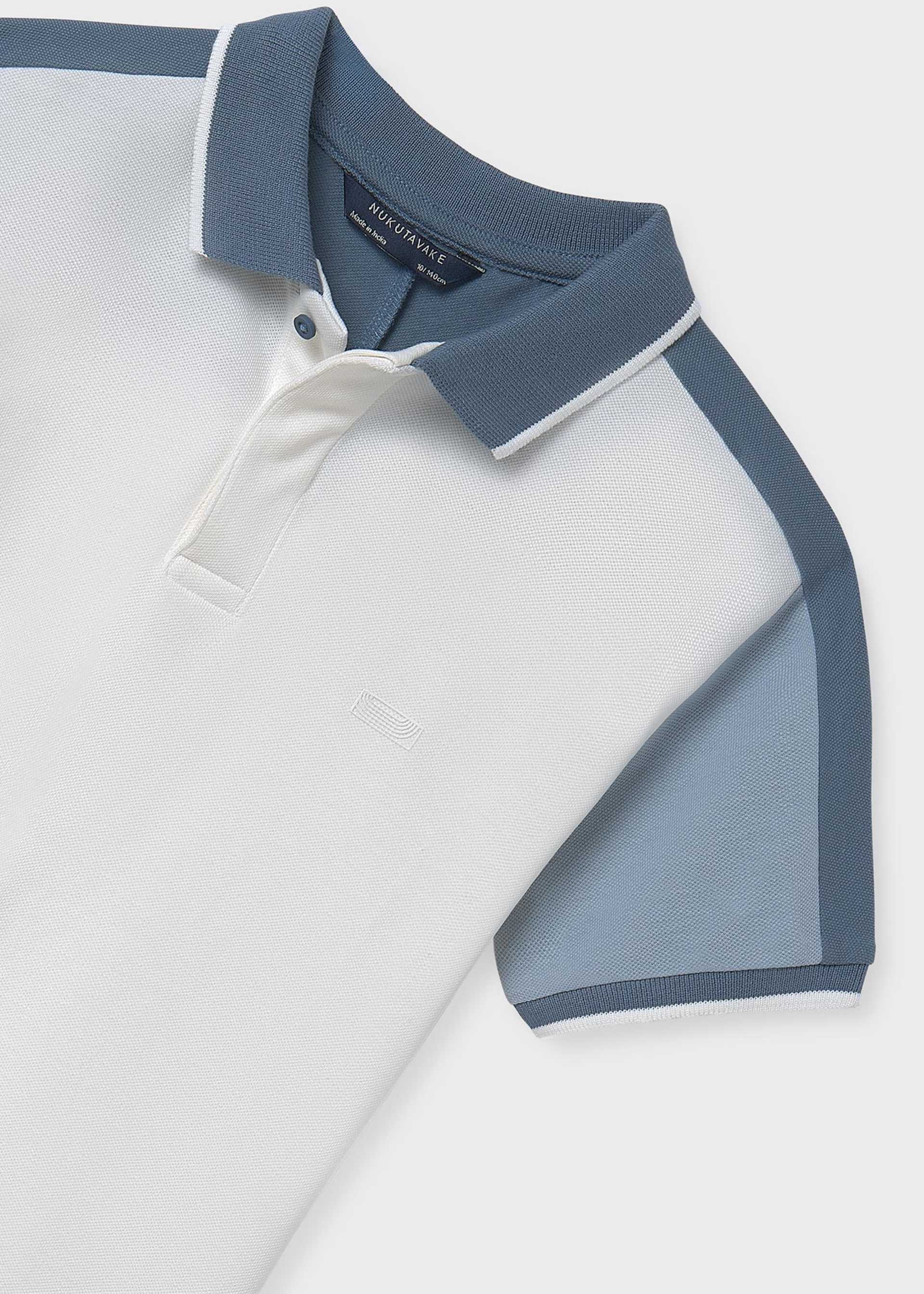 Boy contrast colour polo shirt Boy contrast colour polo shirt