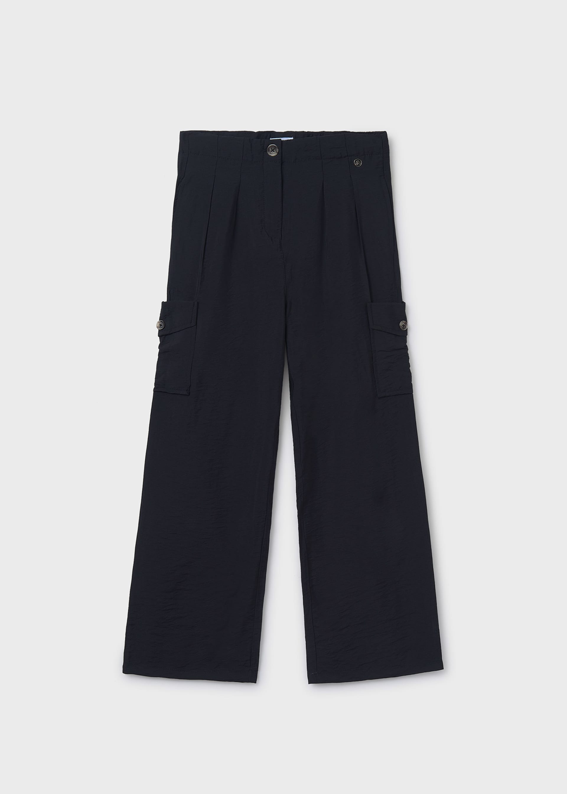 Girl flowy cargo trousers Girl flowy cargo trousers