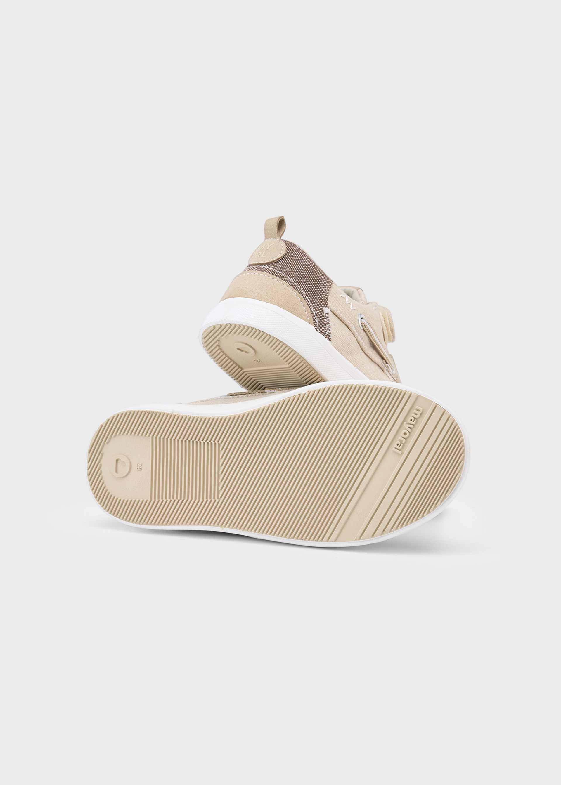 Scarpe modello nautico tela bambino