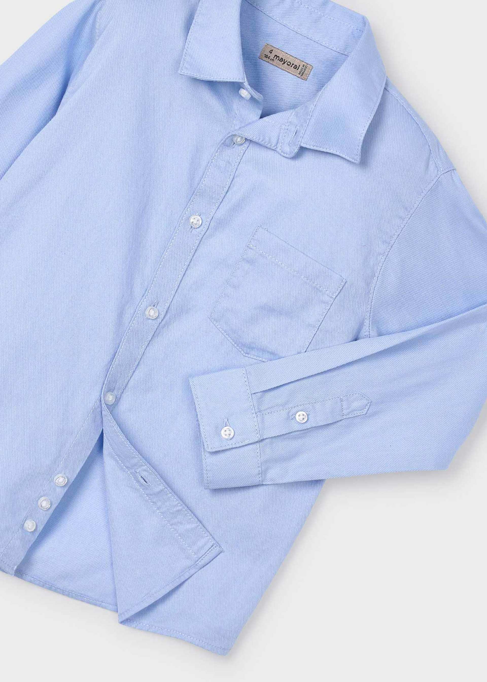 Риза с дълъг ръкав basic за момче