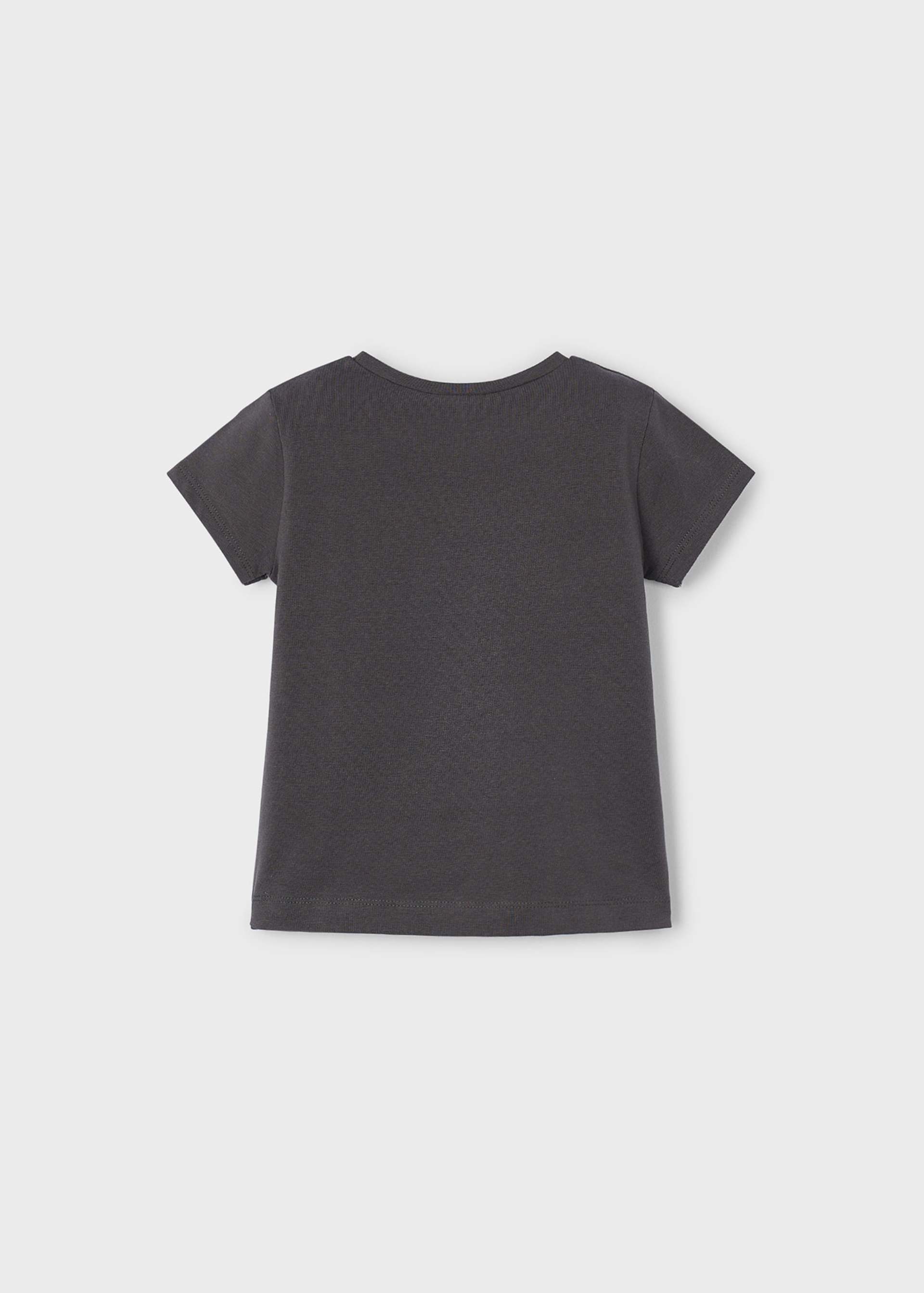 Тениска basic с цветя за момиче