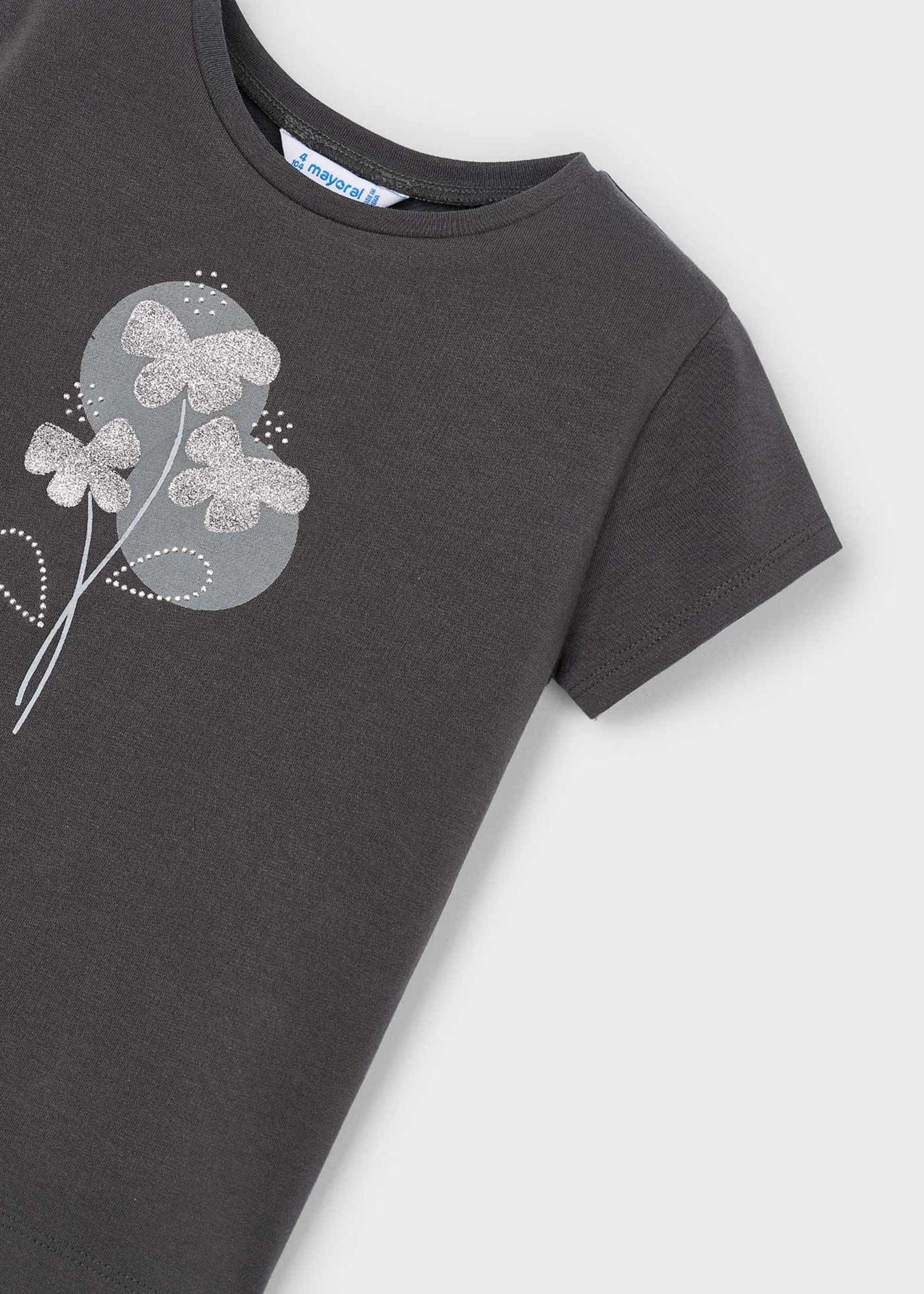 Girl basic flower t-shirt Girl basic flower t-shirt