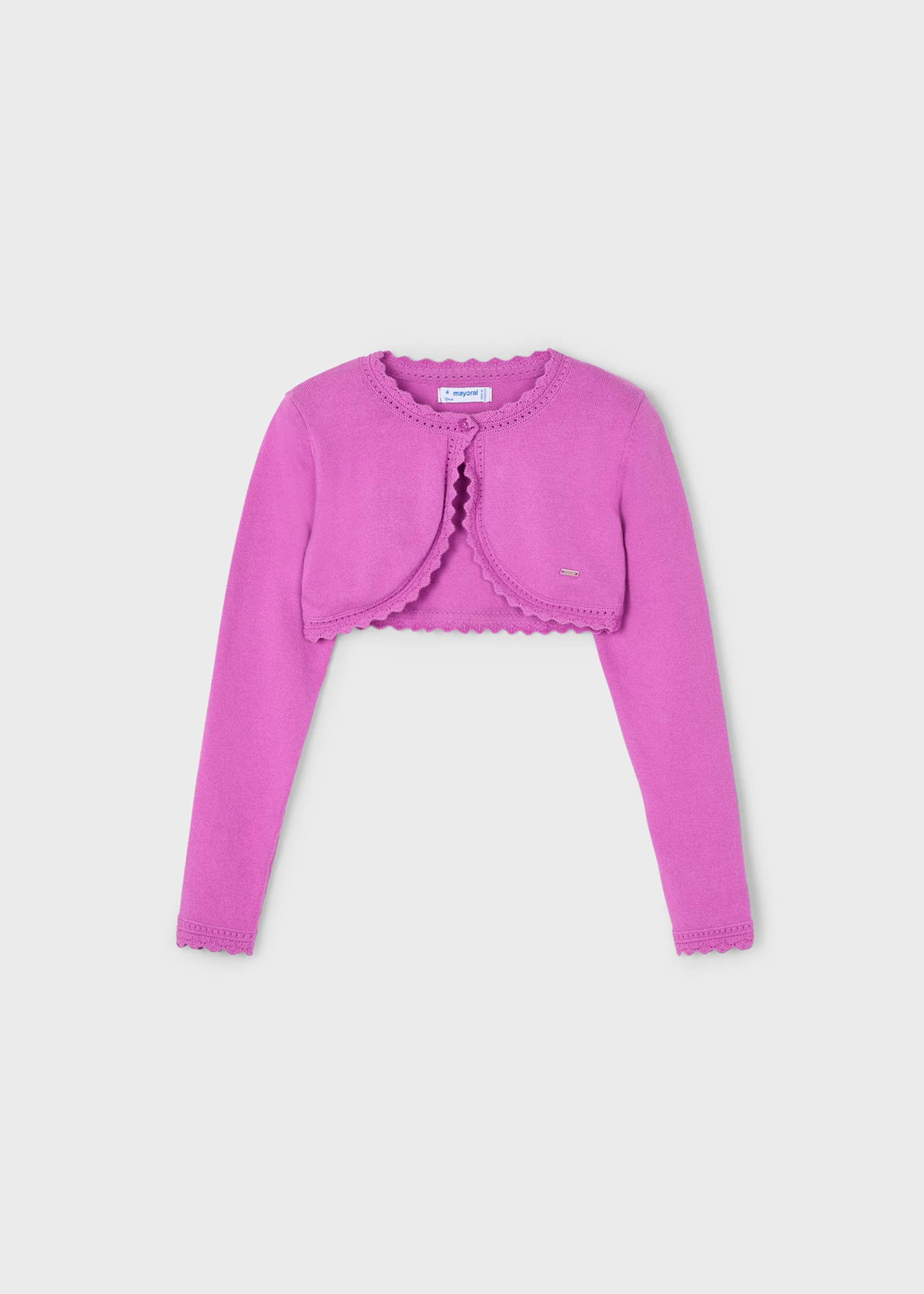 Bolero Strickjacke basic Mädchen Bolero Strickjacke basic Mädchen