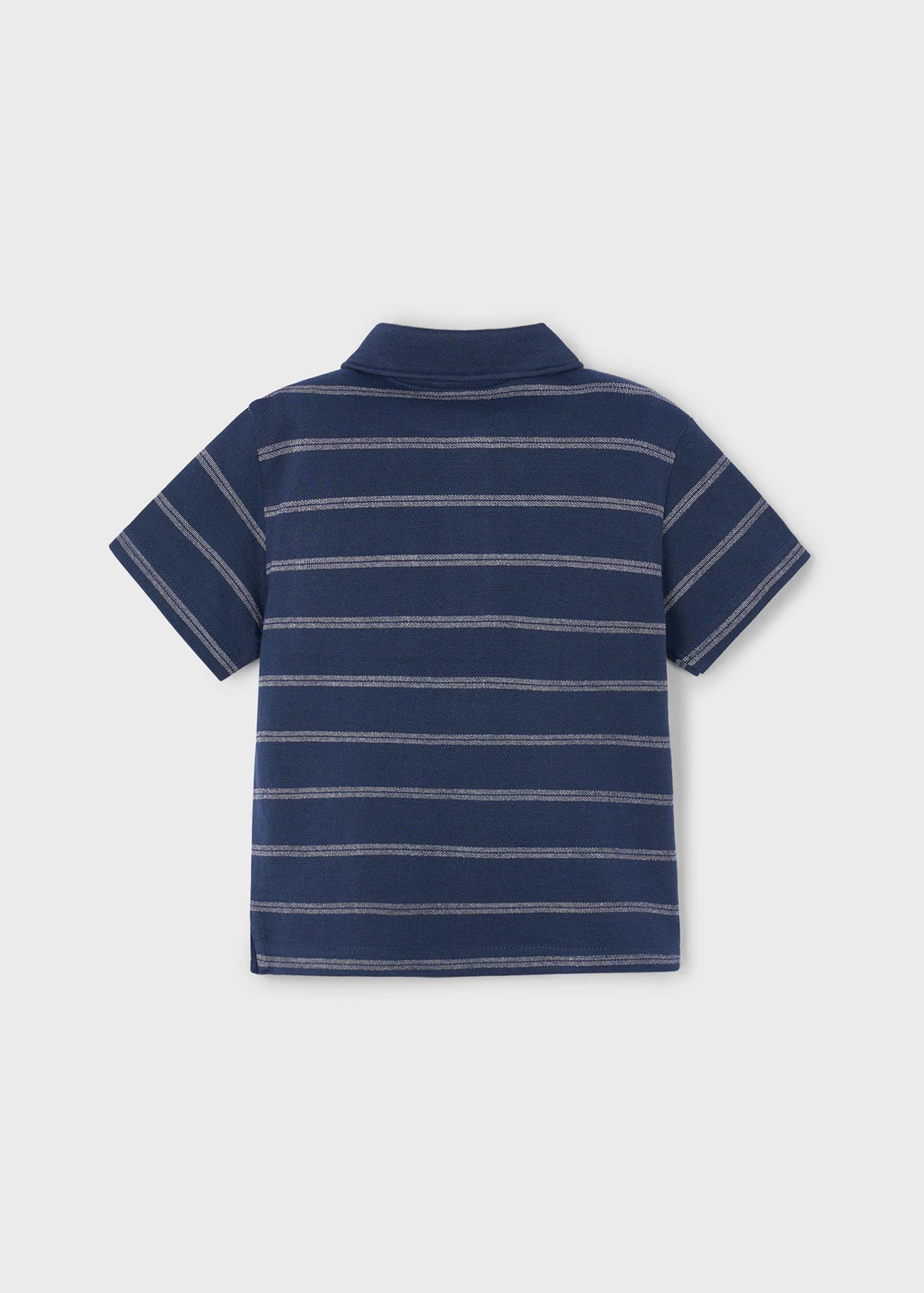 Boy striped polo shirt with pocket Boy striped polo shirt with pocket