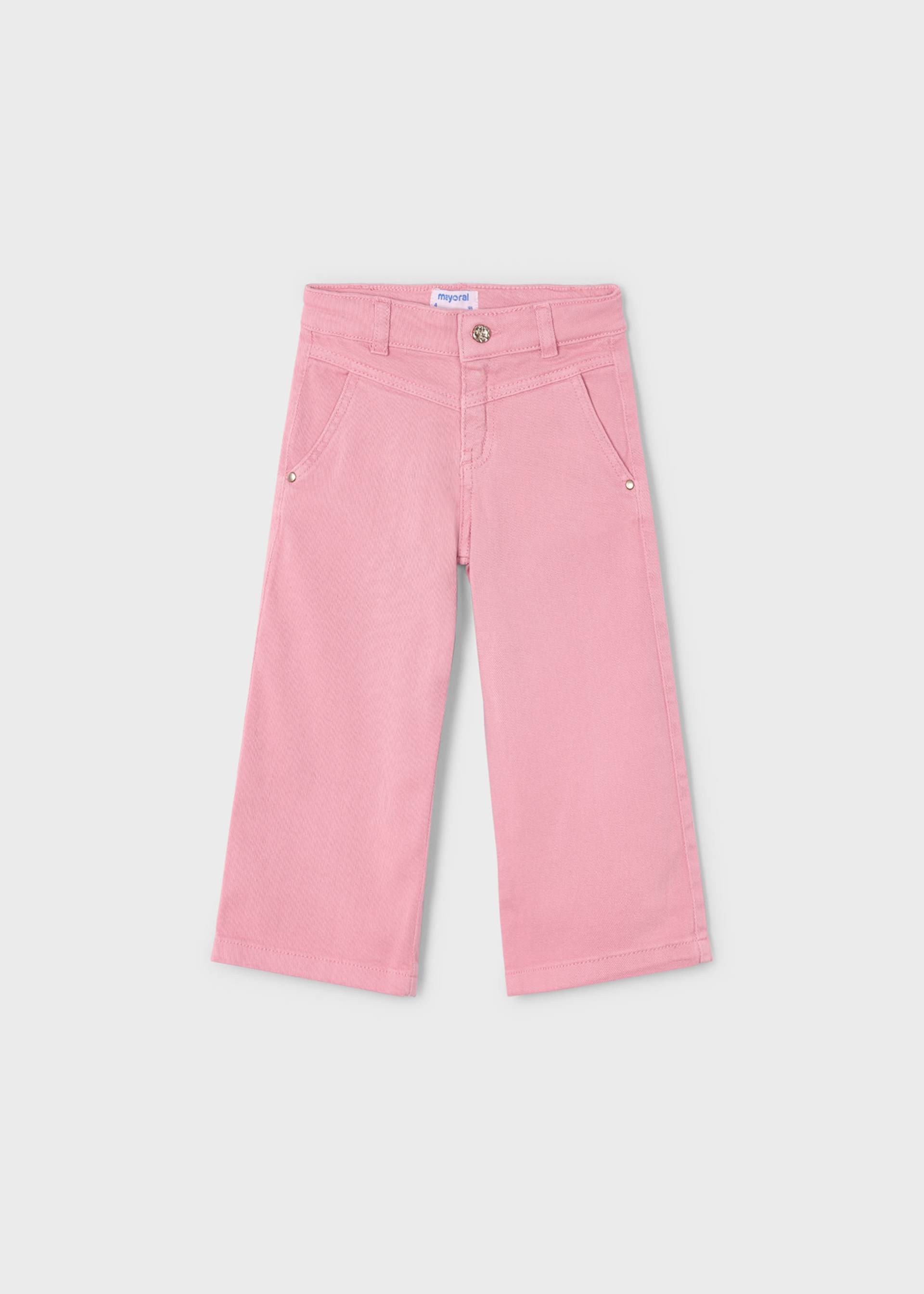 Girl wide fit twill trousers Girl wide fit twill trousers