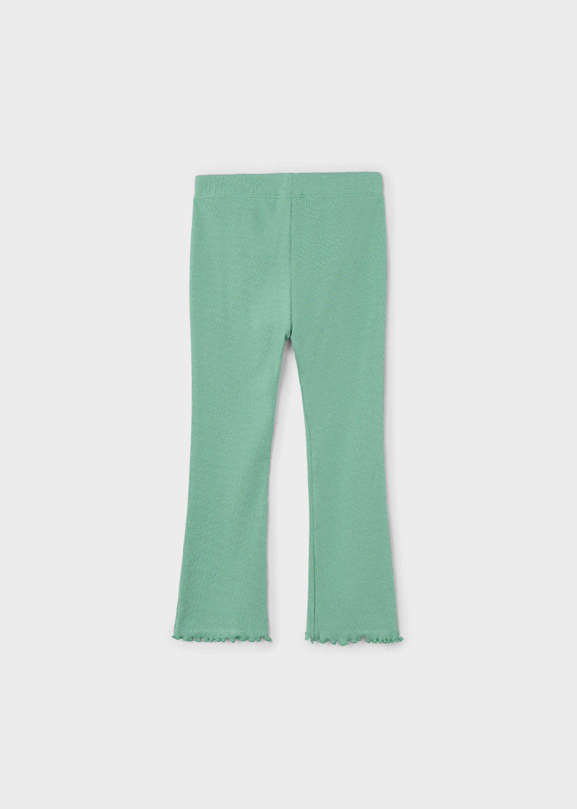 Legginsy rozszerzane w prążki dla dziewczynki