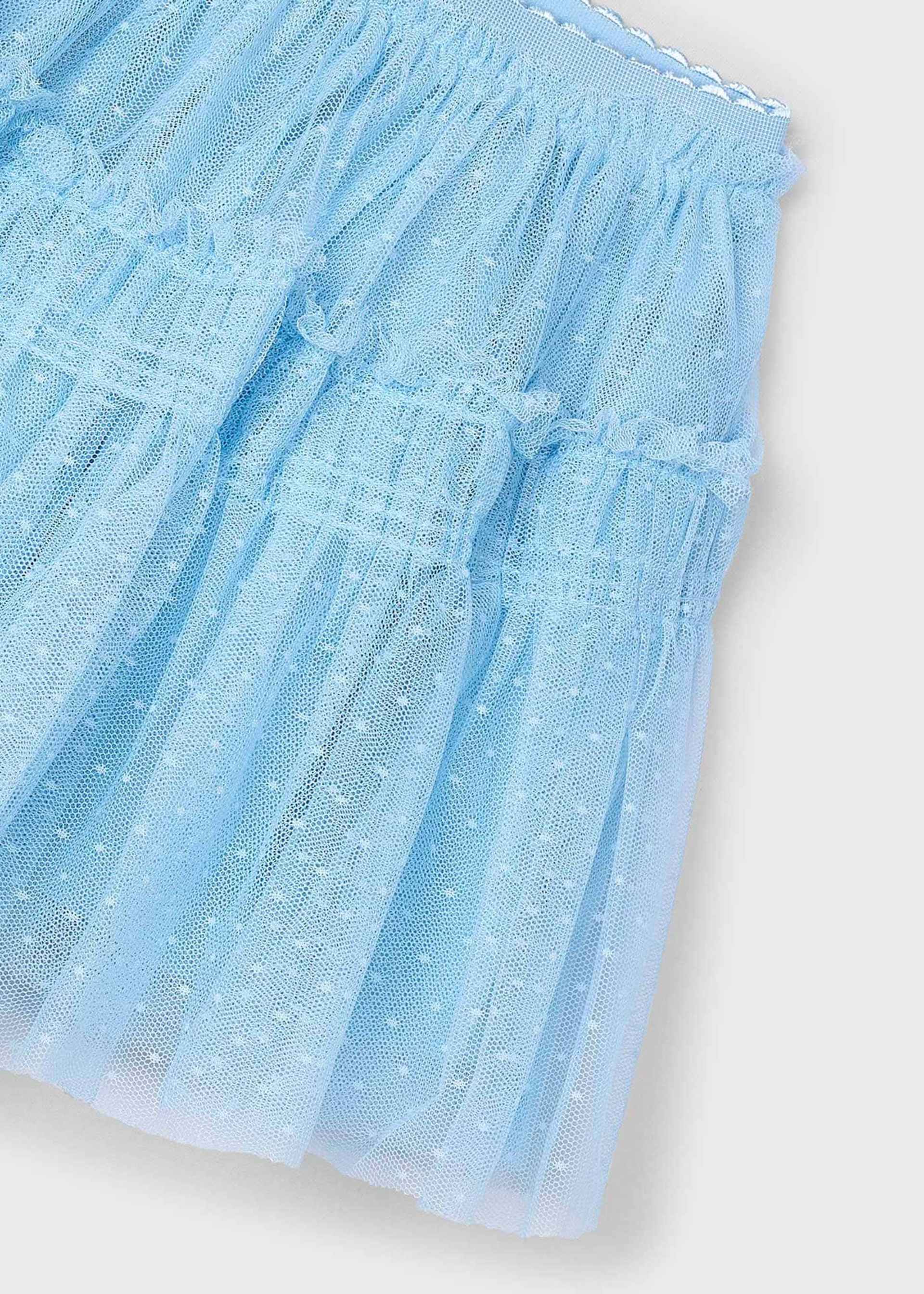 Gonna tulle plumetis bambina