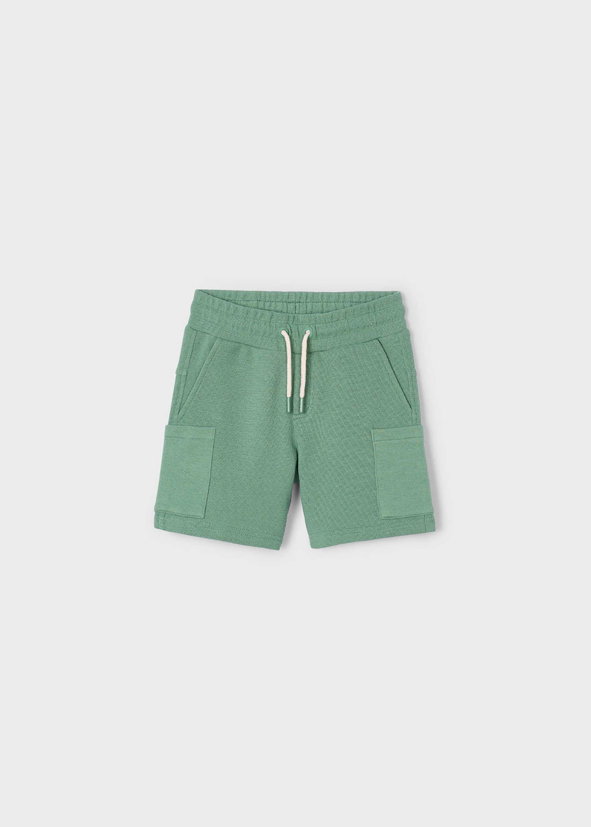 Boy structured shorts with pockets