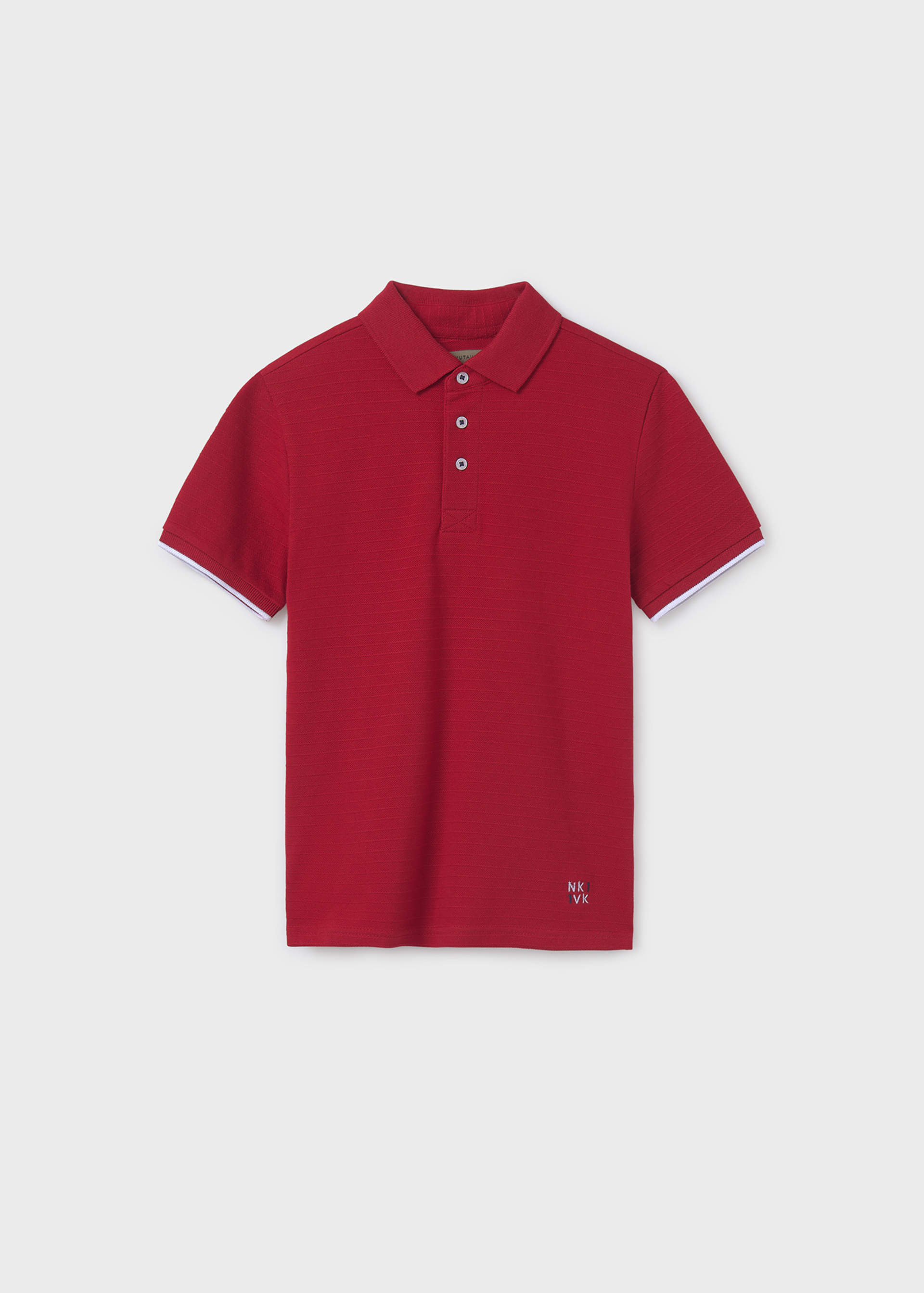 Boy pique structured polo shirt Boy pique structured polo shirt