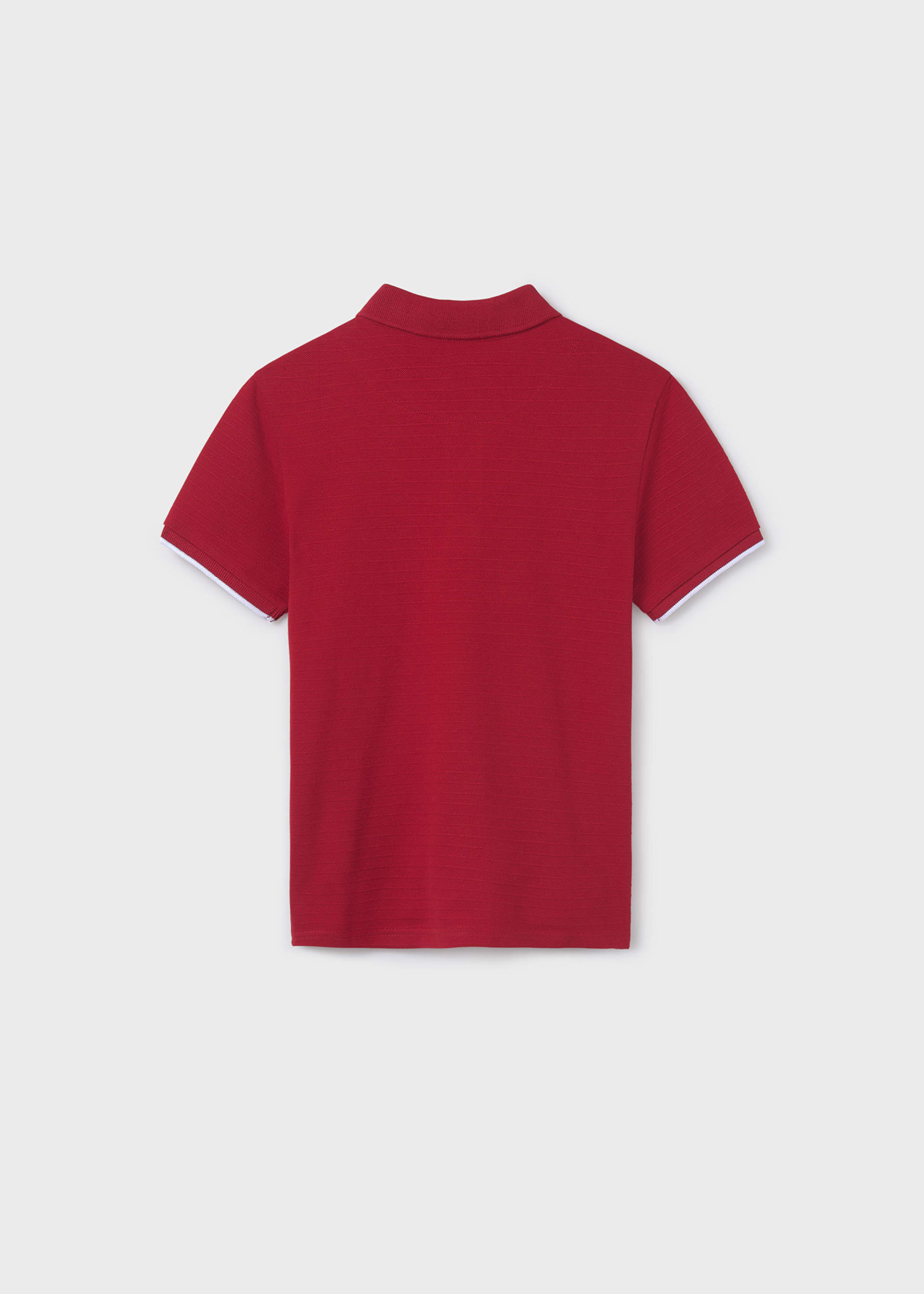 Boy pique structured polo shirt Boy pique structured polo shirt