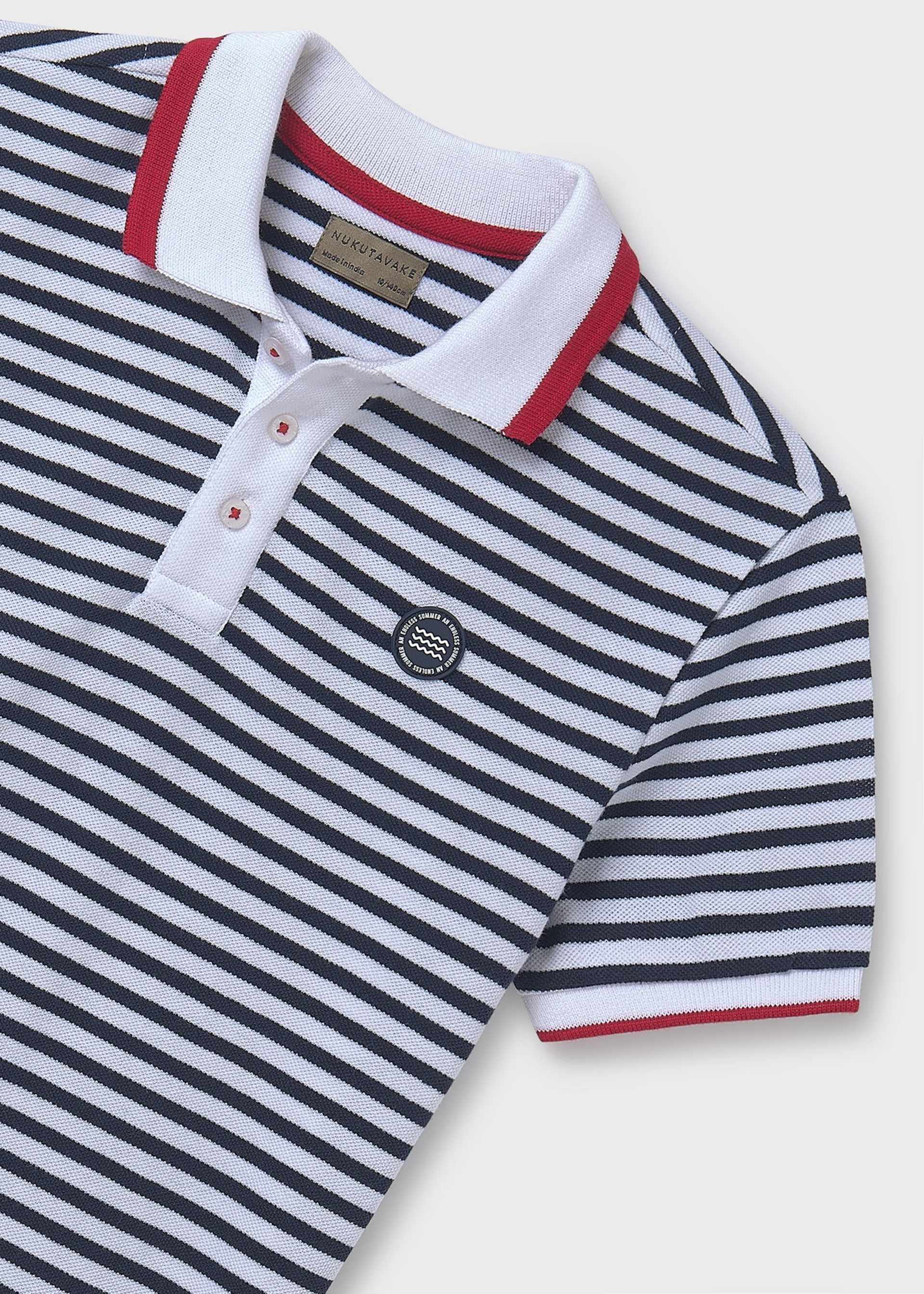 Polo piqué rayé garçon Polo piqué rayé garçon