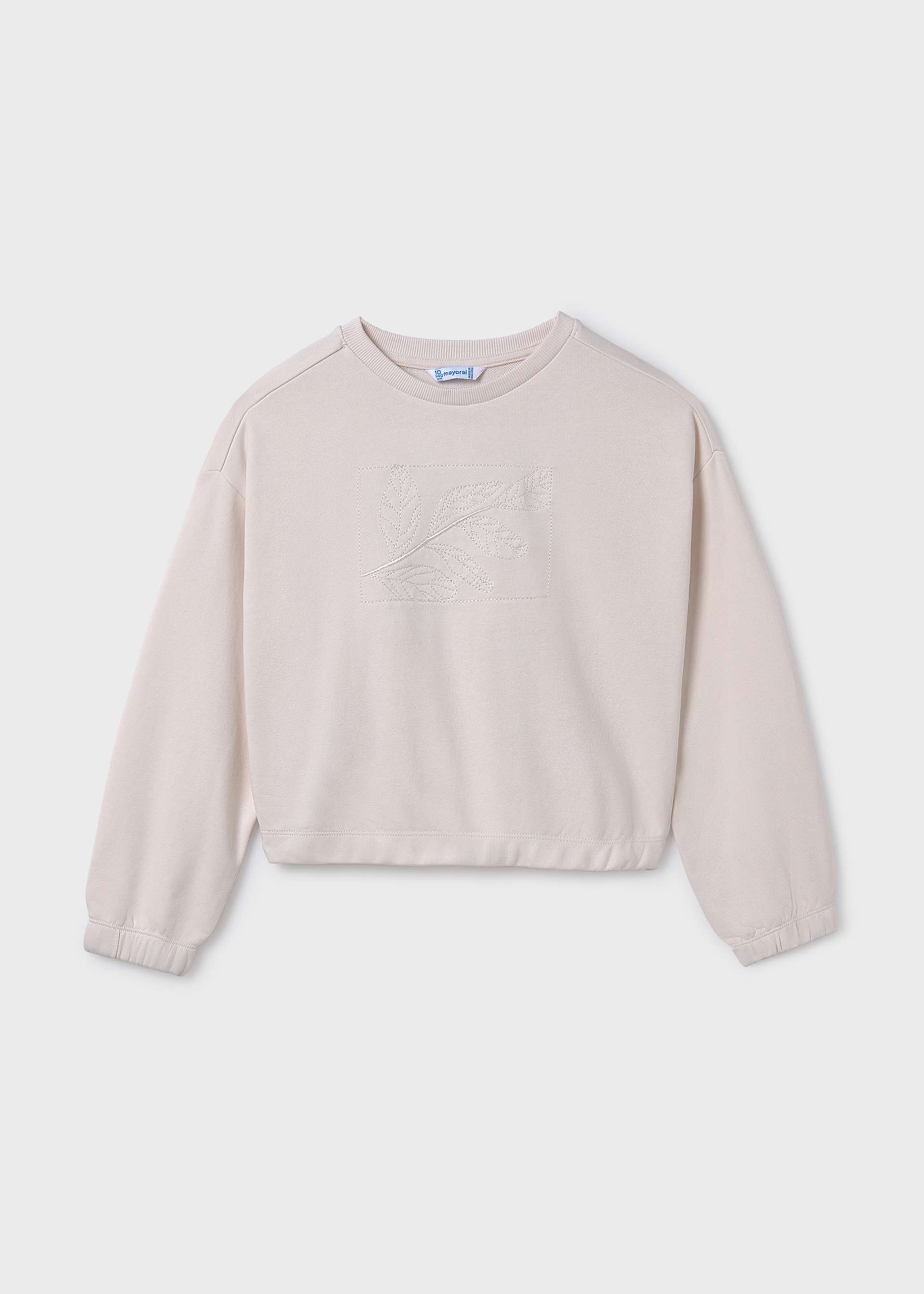 Sweat brodé fille