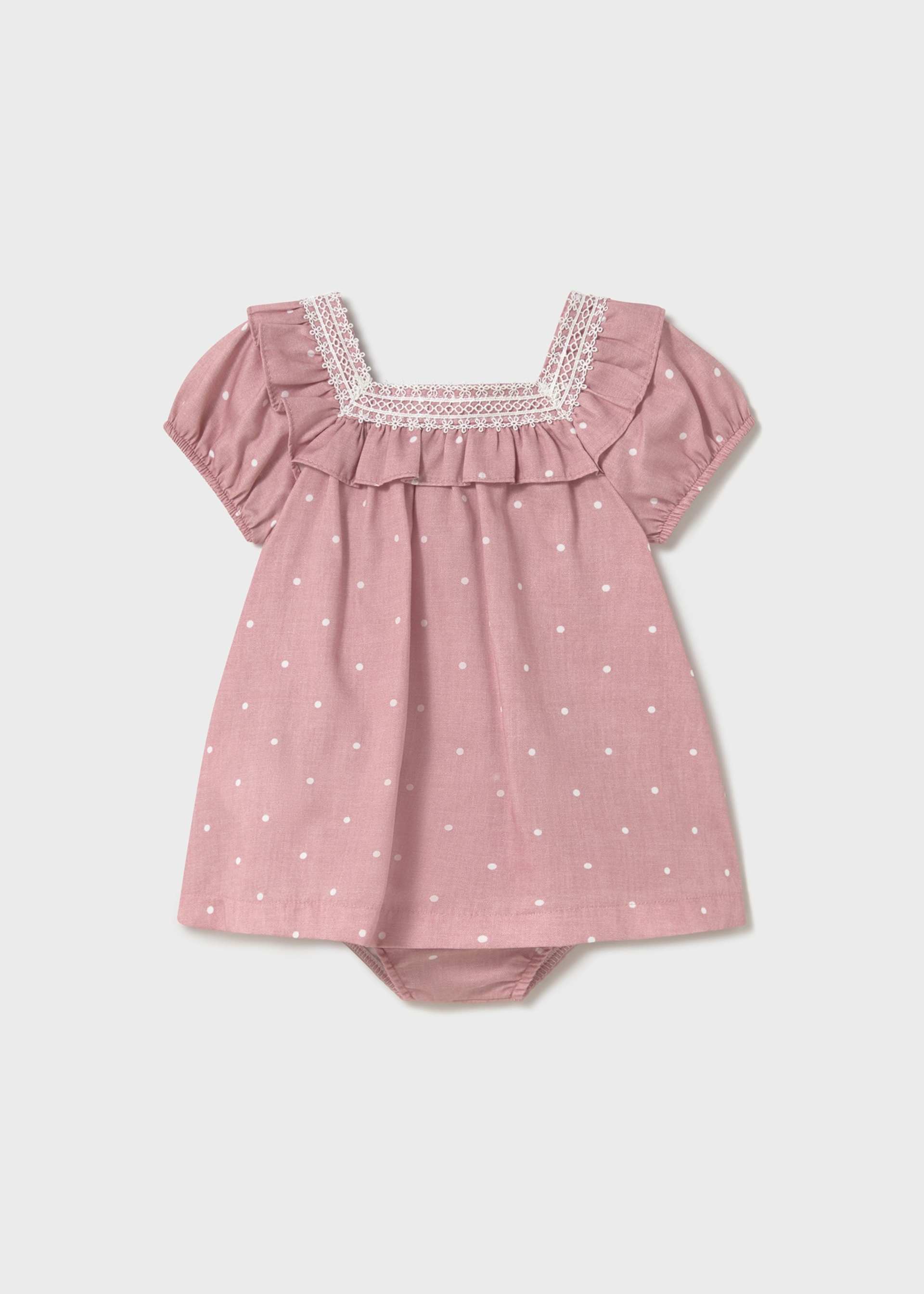Robe avec bloomer à pois Robe avec bloomer à pois