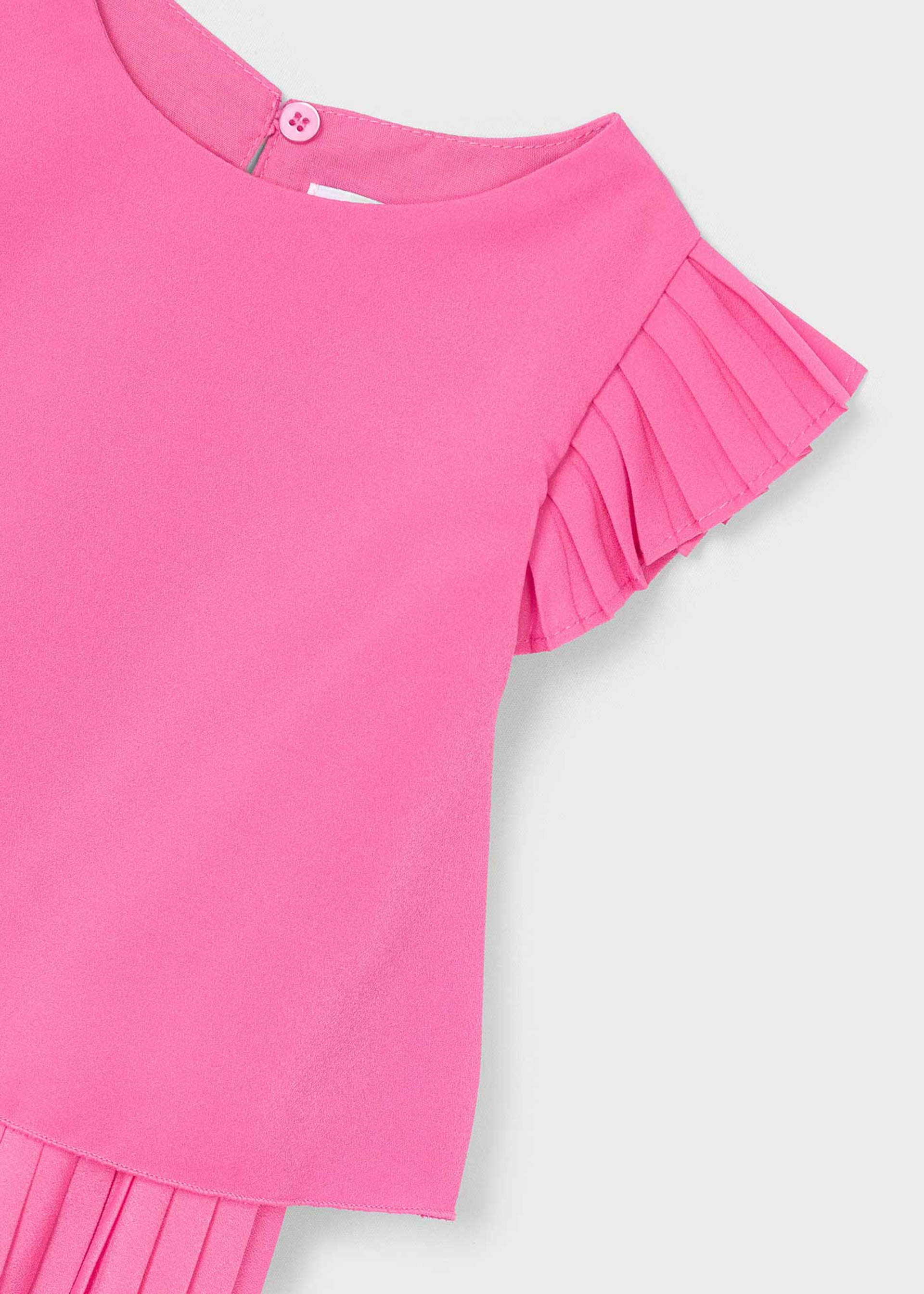 Mono corto plisado niña