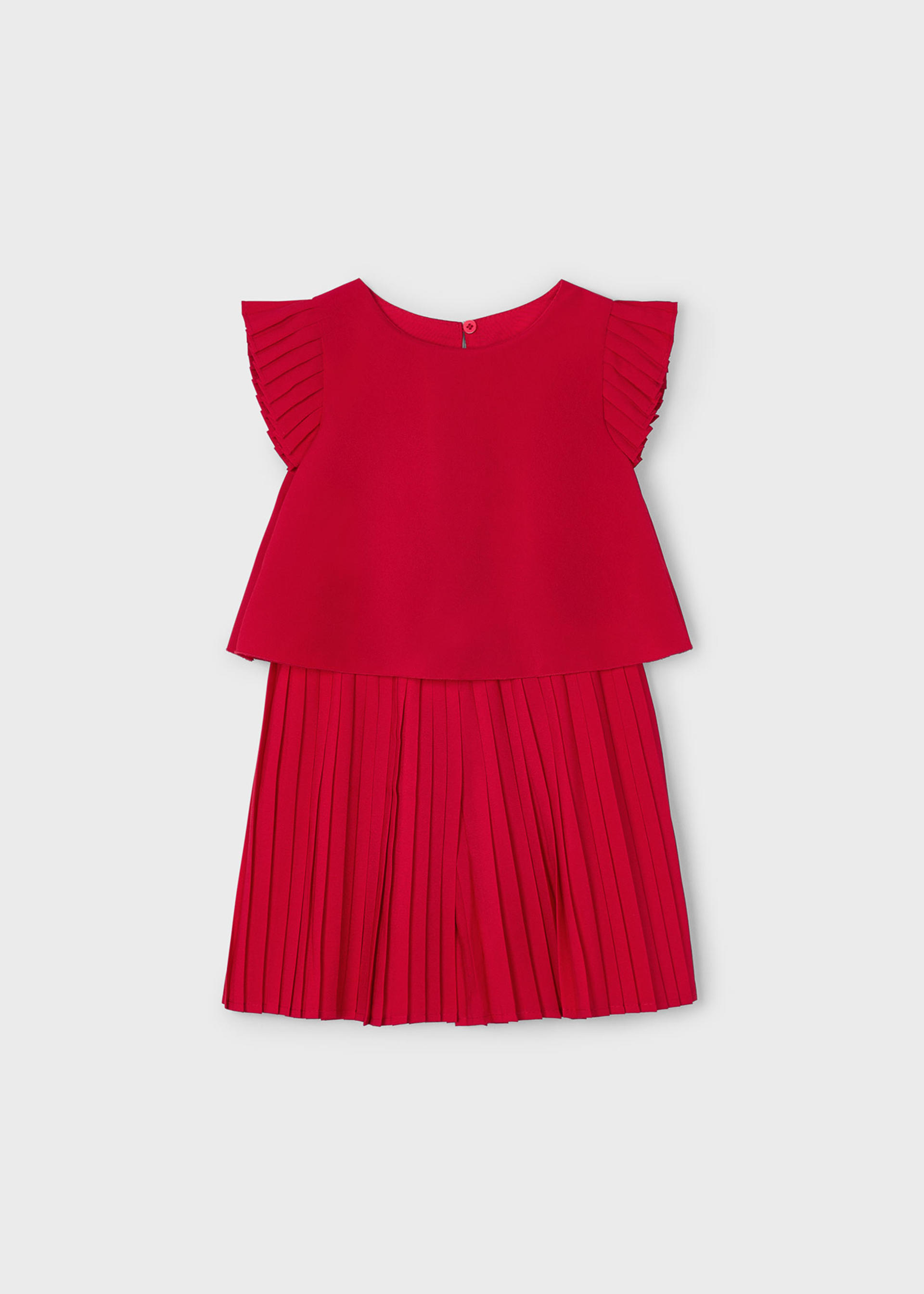 Girl pleated playsuit