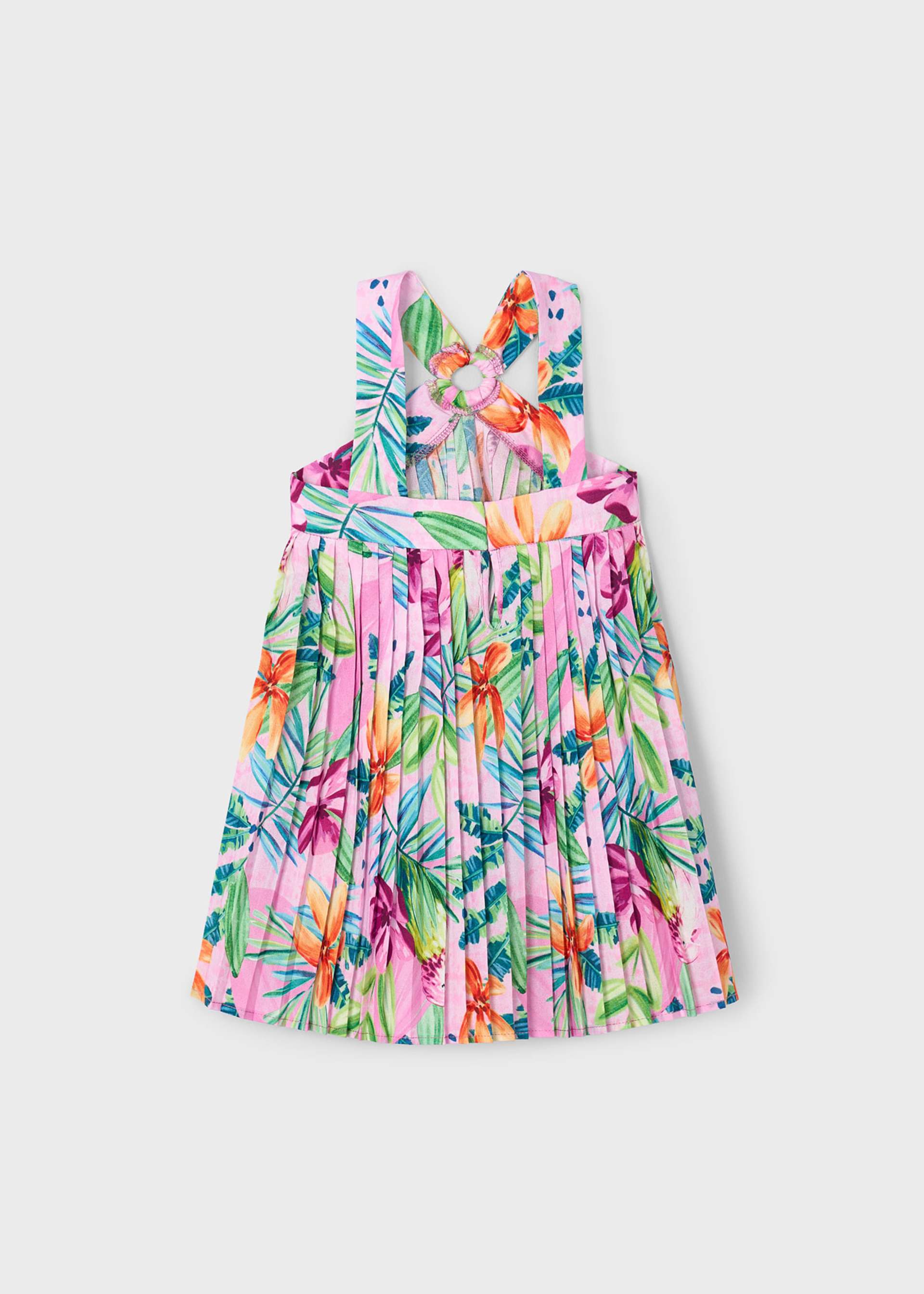 Robe plissée tropicale fille Robe plissée tropicale fille