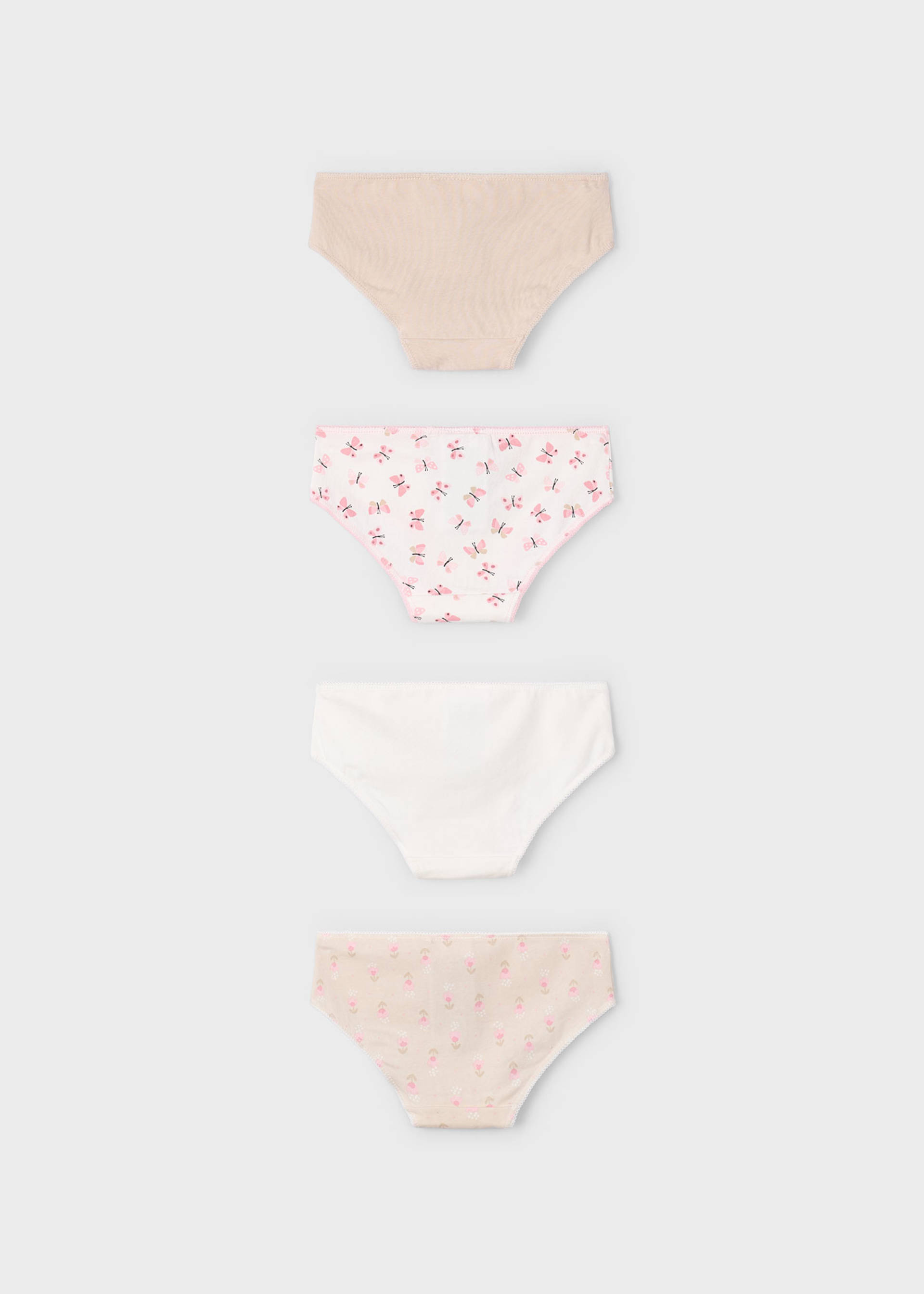 Set 4 braguitas niña