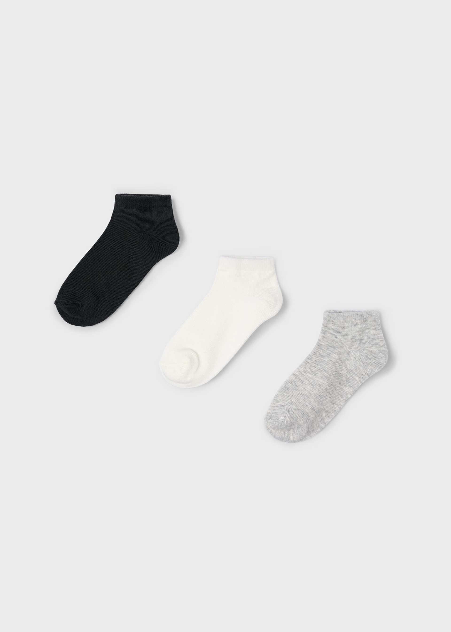 3er Set Socken unifarben Jungen