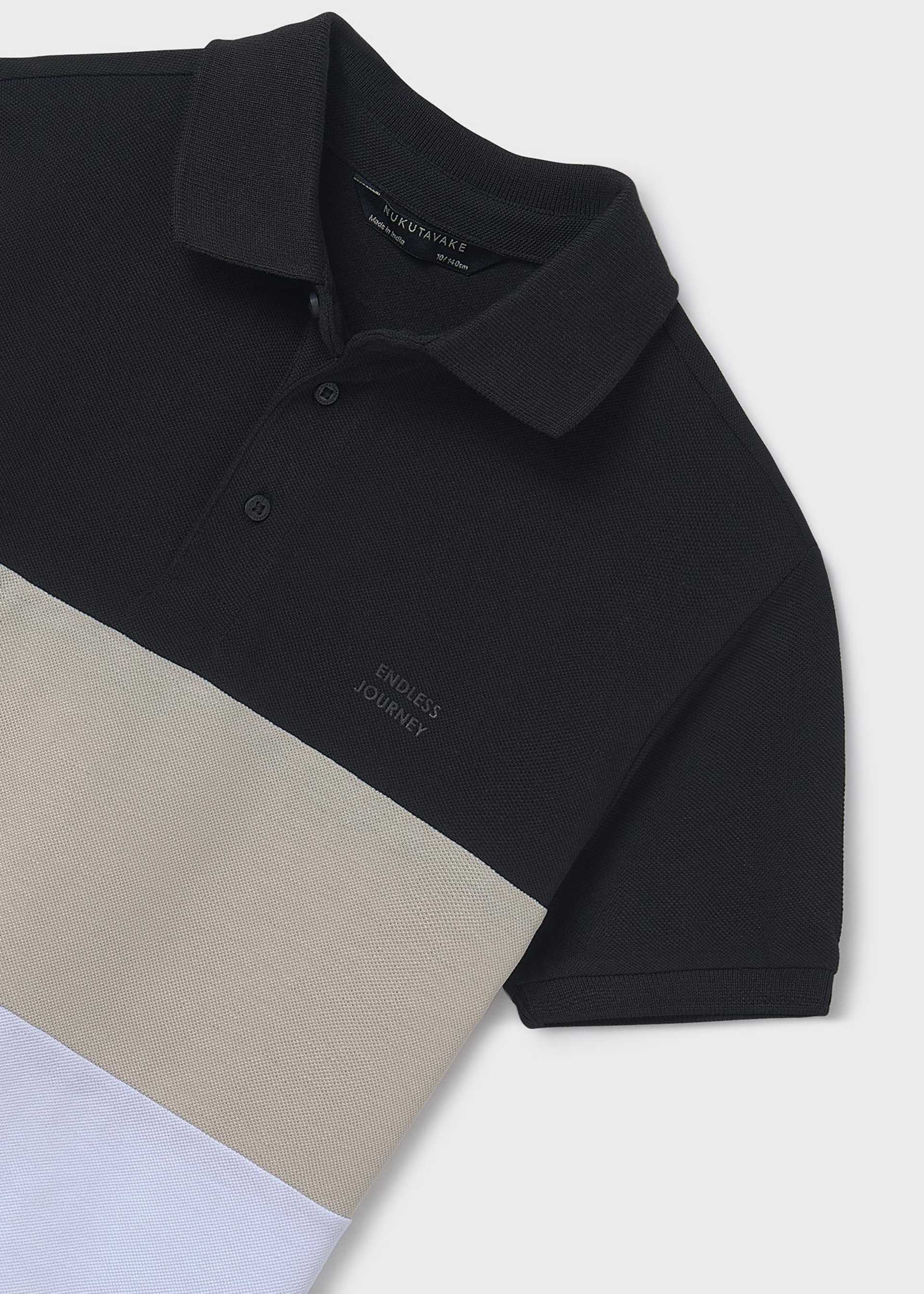 Boy block colour polo shirt Boy block colour polo shirt