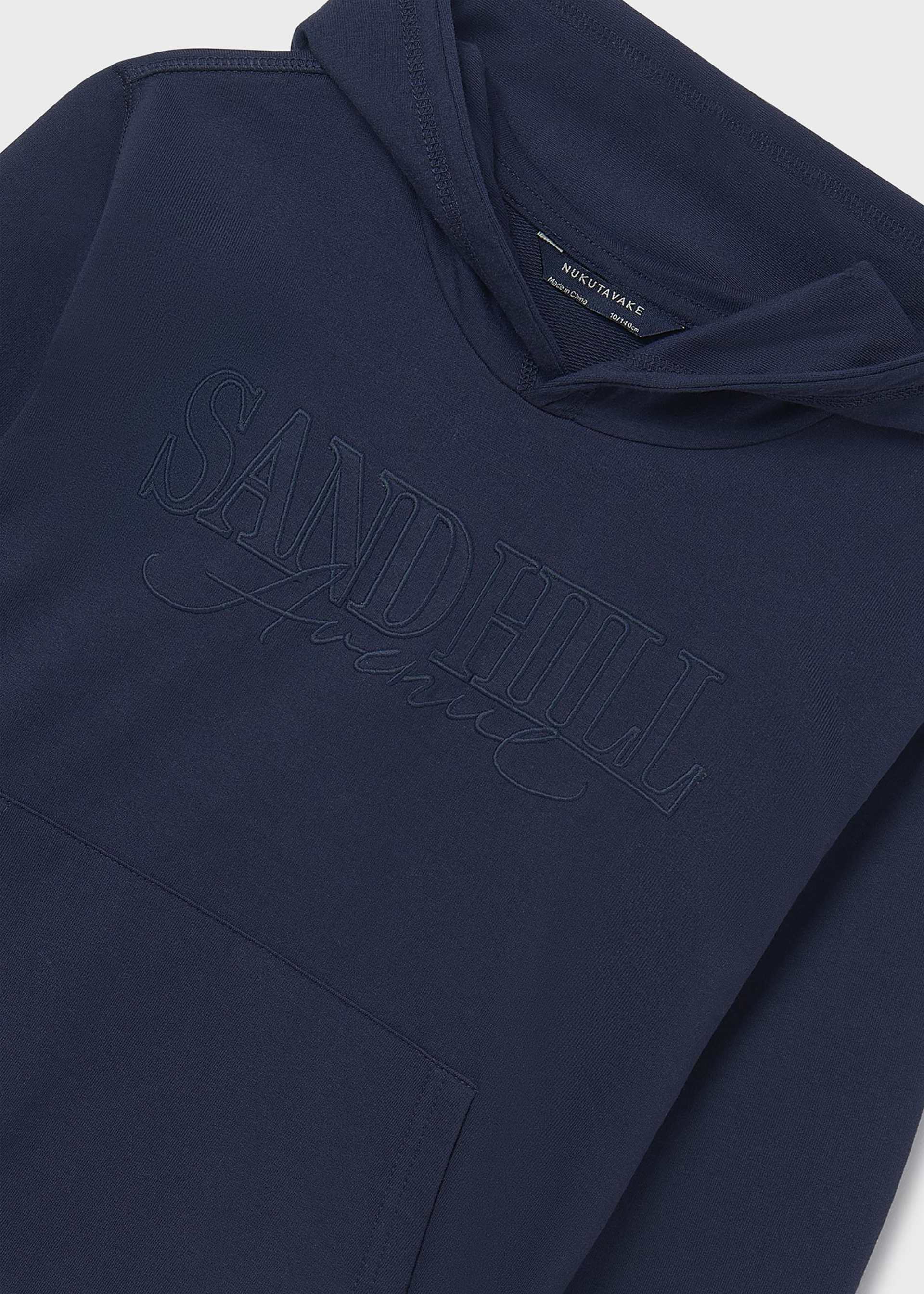 Hanorac gluga broderie baiat