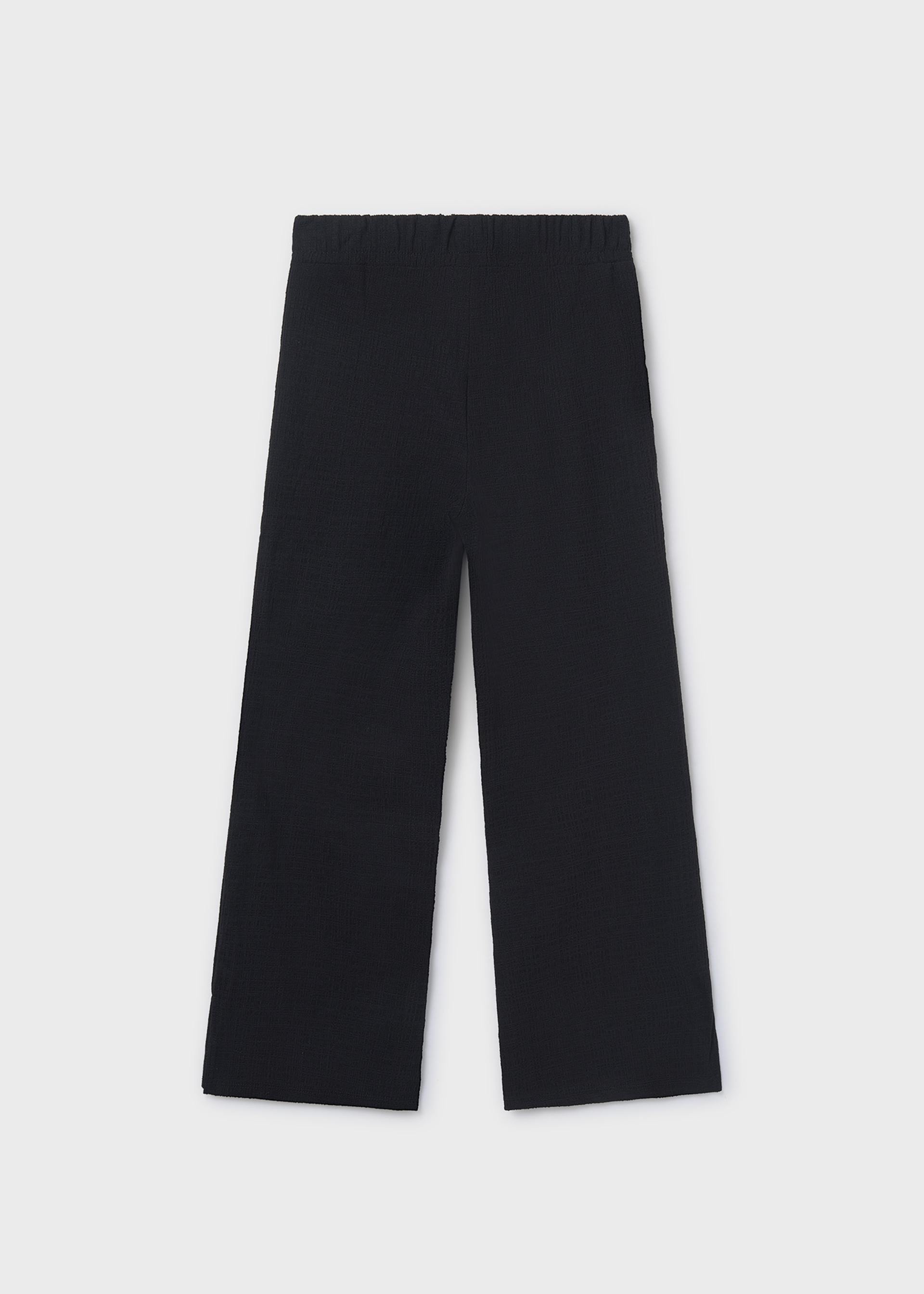 Girl wide fit casual trousers