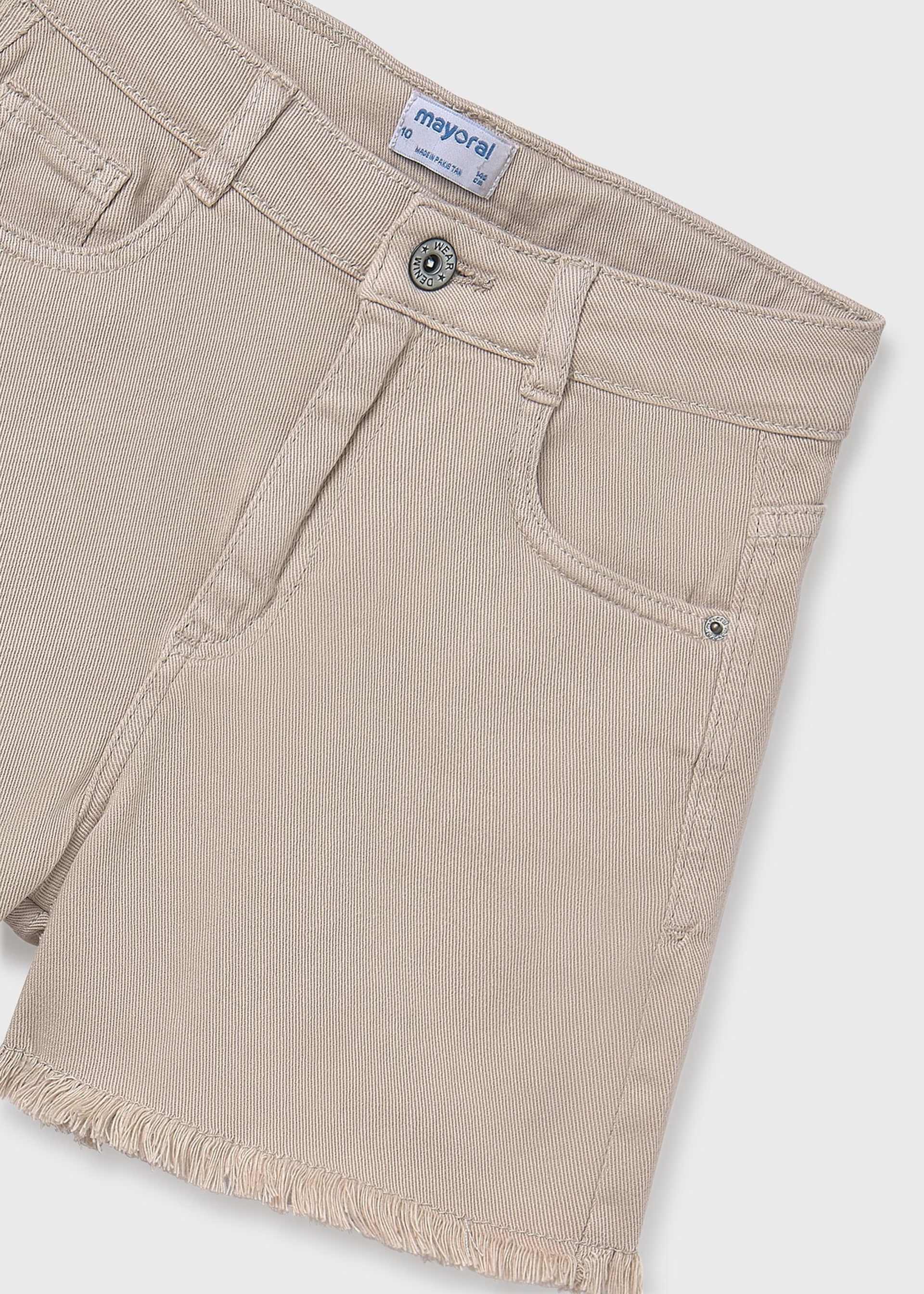 Girl basic twill shorts Girl basic twill shorts