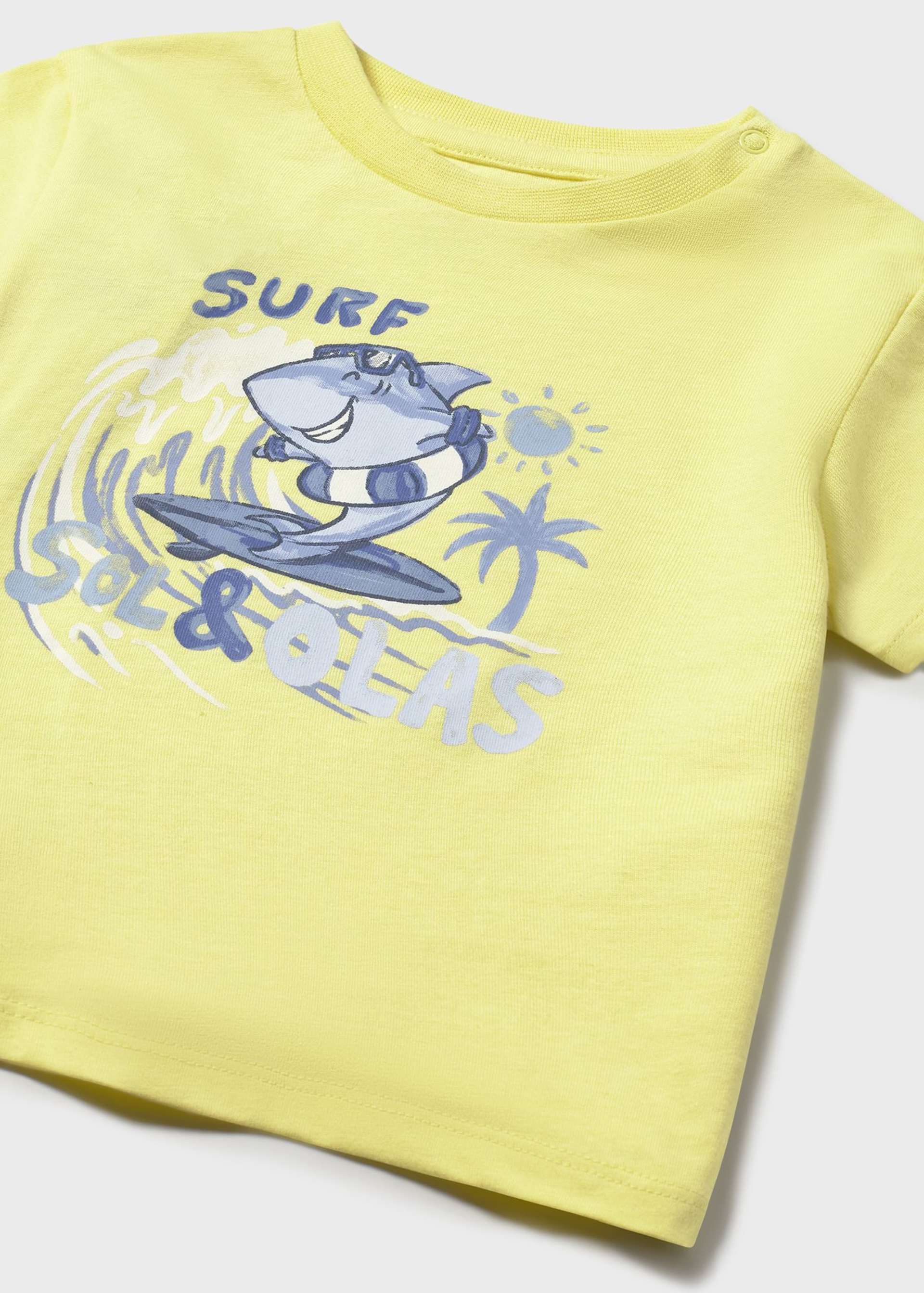 Baby surfing shark t-shirt Baby surfing shark t-shirt