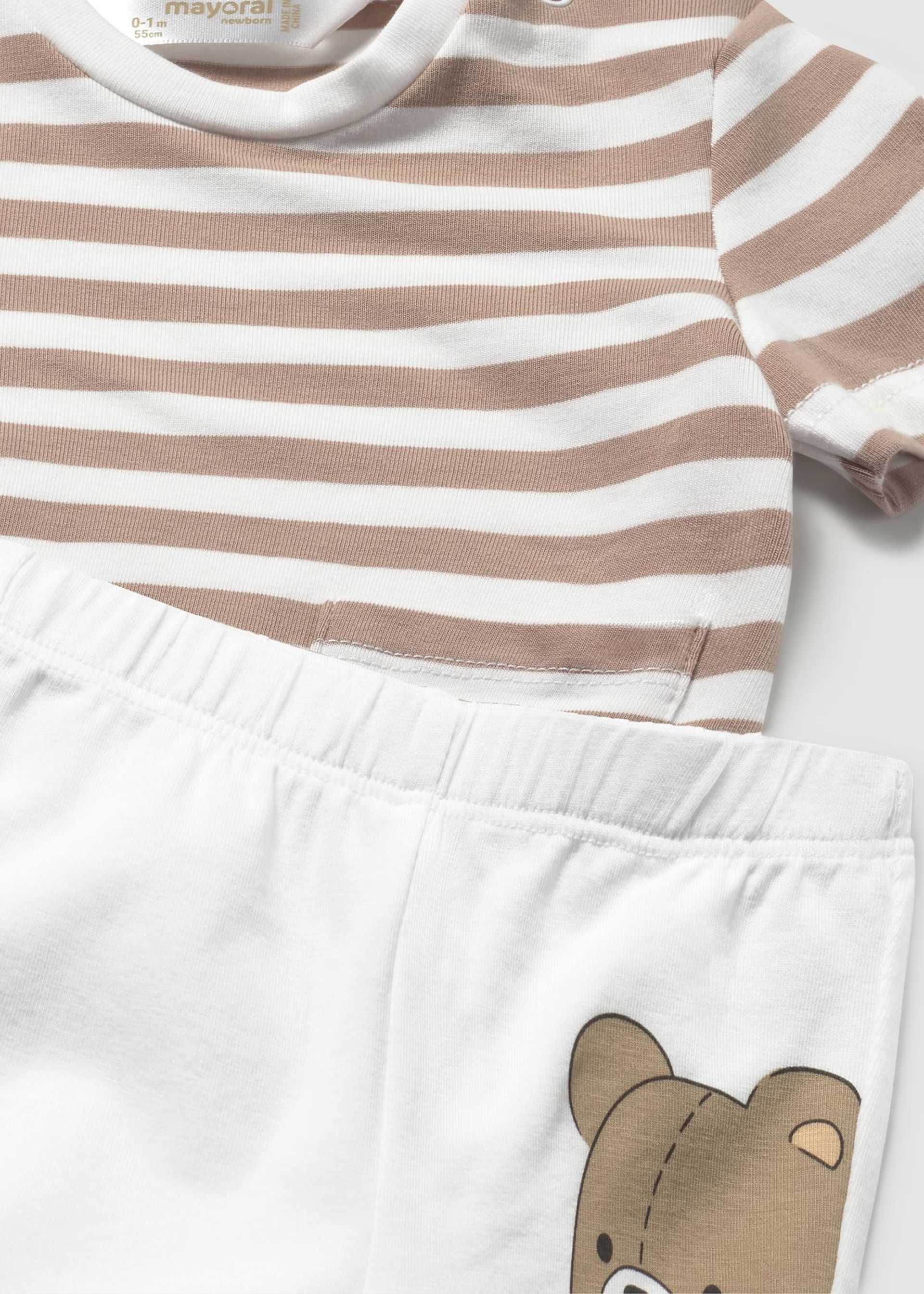 Conjunto 4 piezas short recién nacido