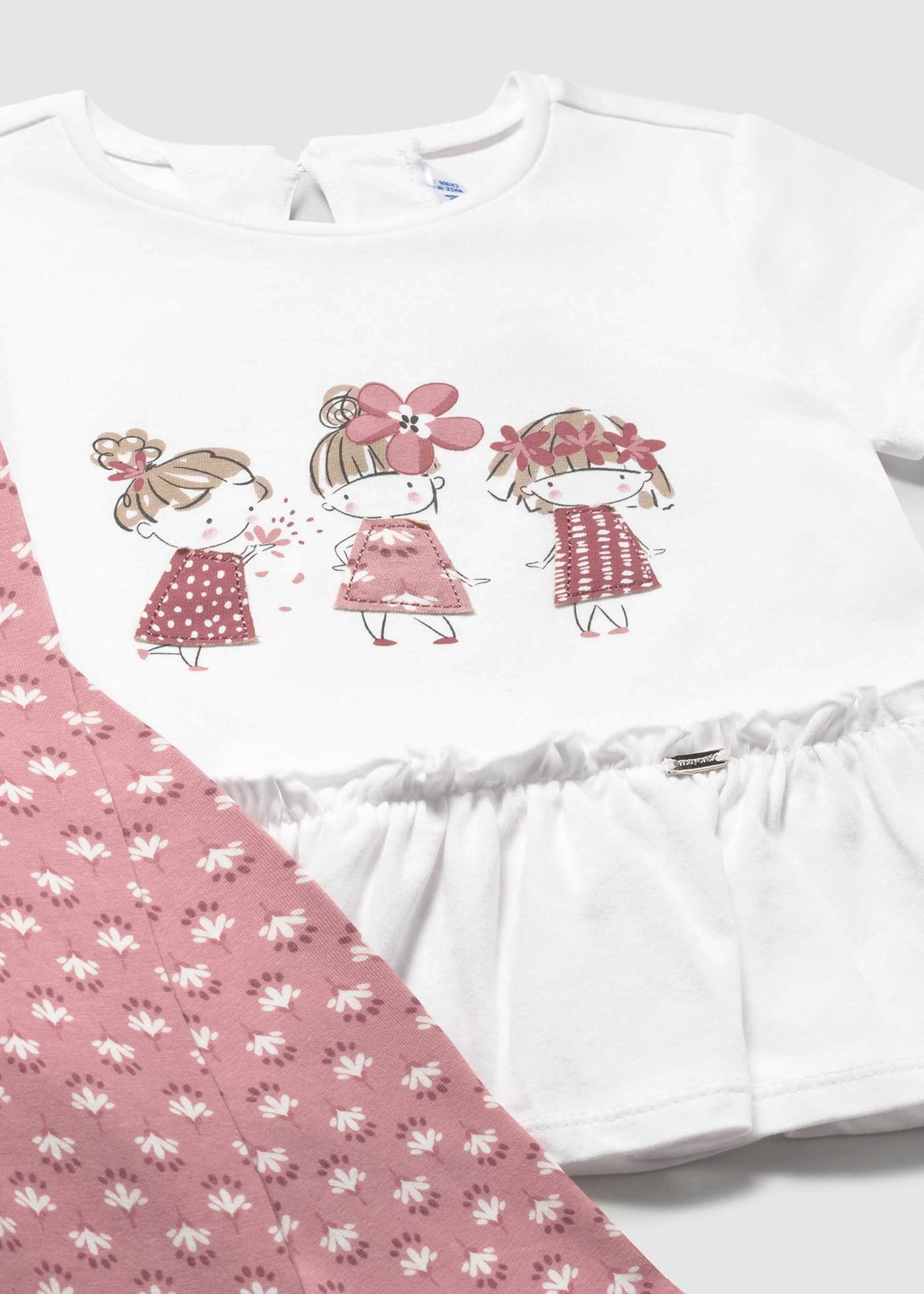 Baby Leggings and Ruffled T-Shirt Set Baby Leggings and Ruffled T-Shirt Set