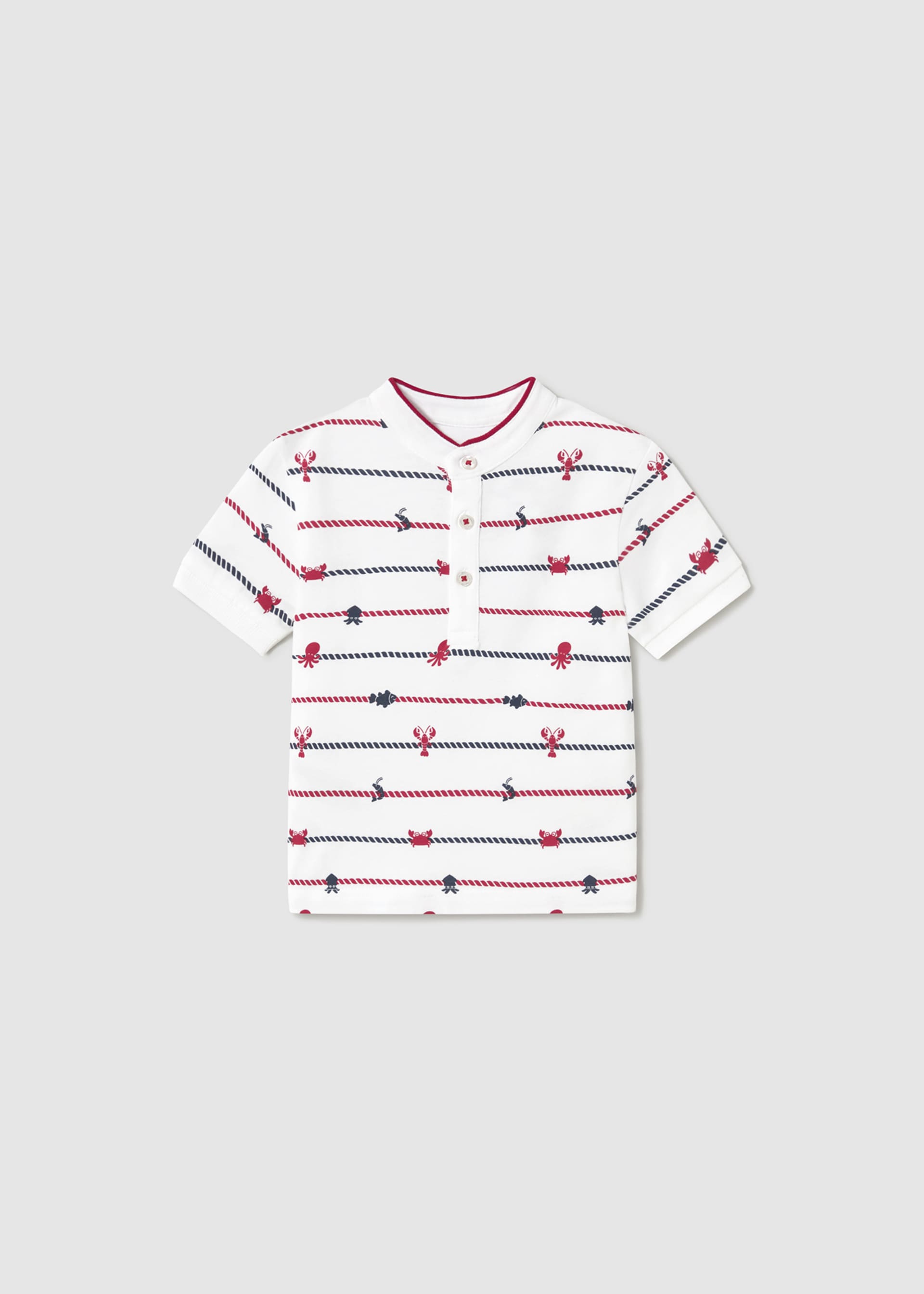 Baby fantasy print polo shirt