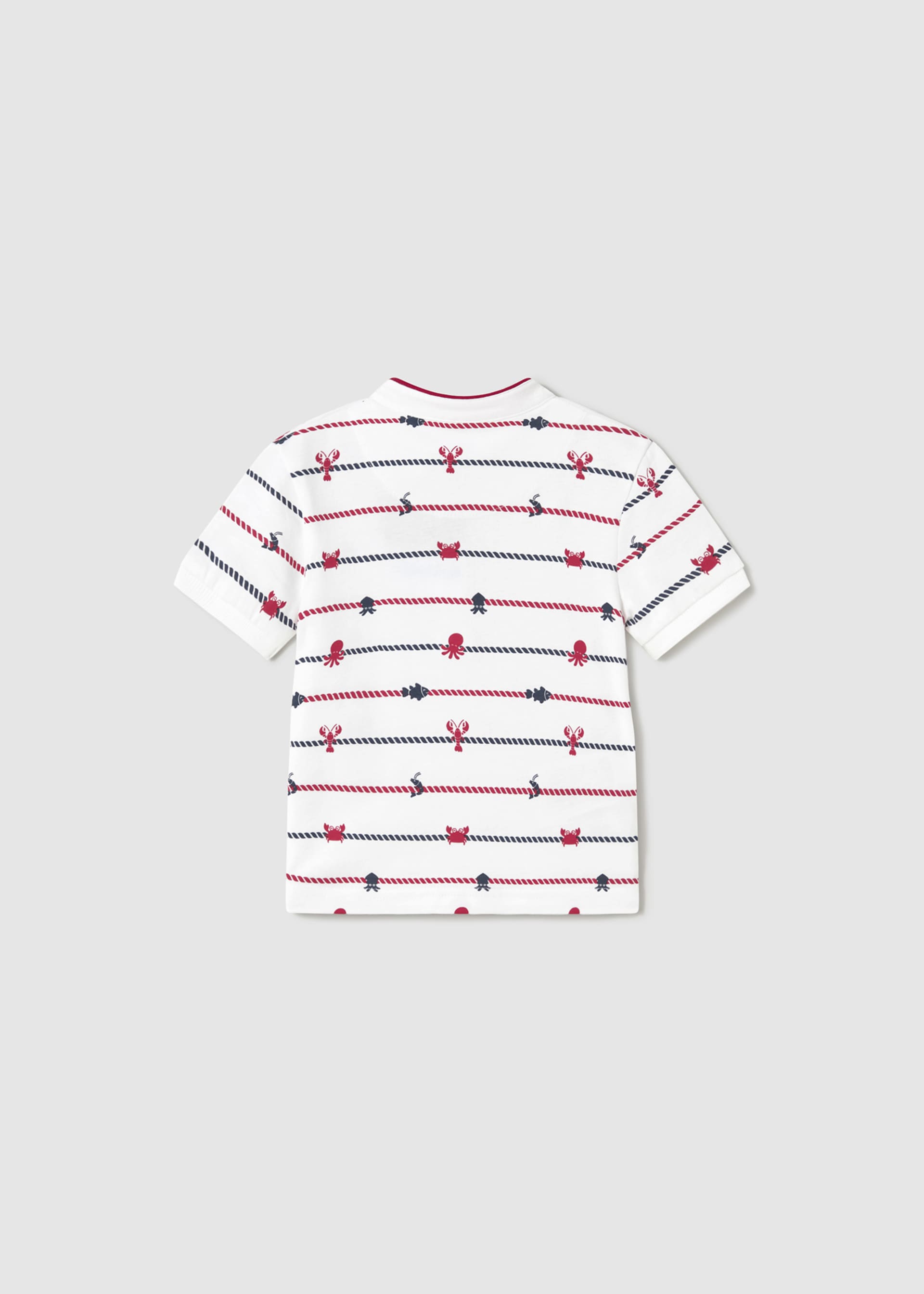 Baby fantasy print polo shirt