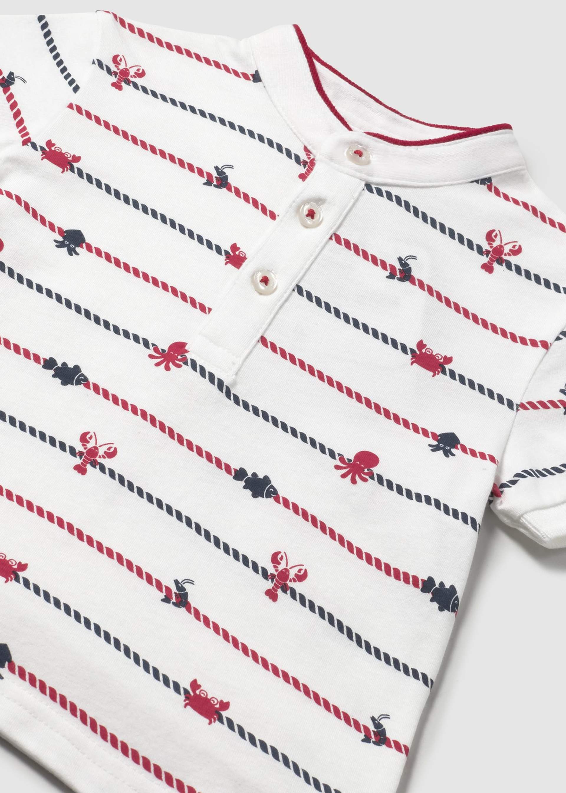 Baby fantasy print polo shirt