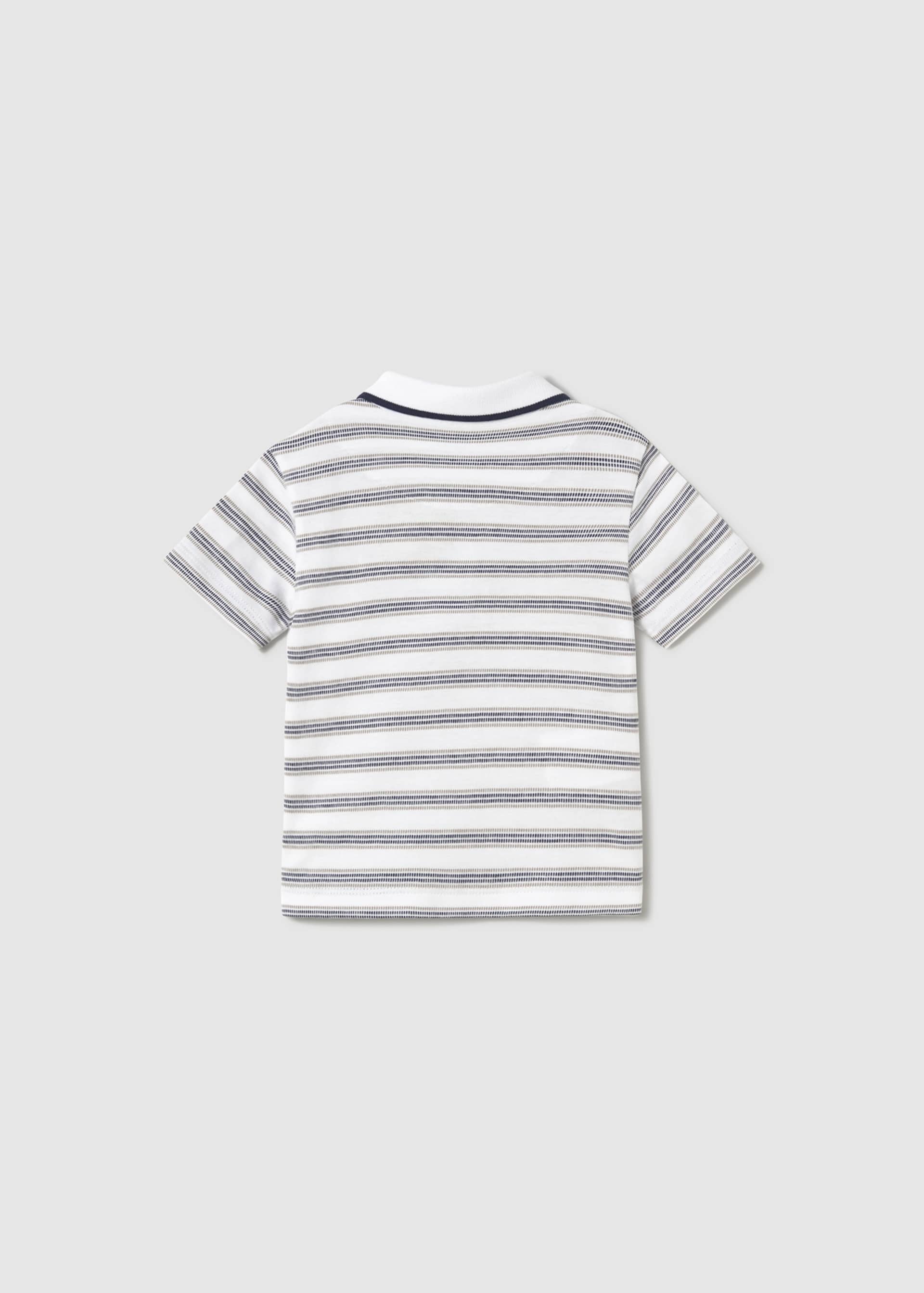 Polo punto jacquard rayas bebé