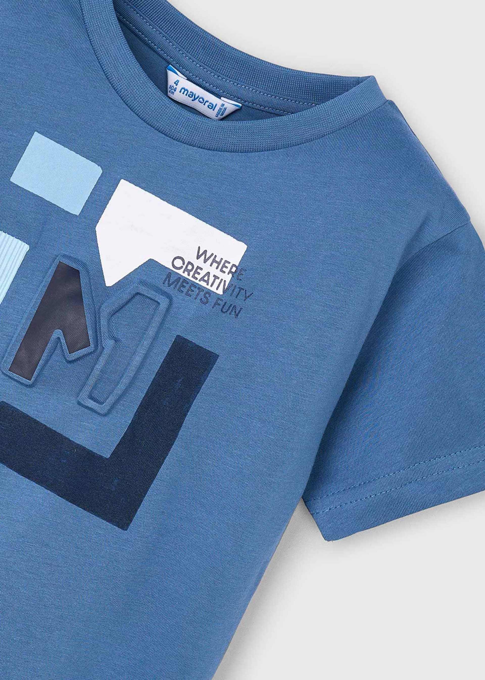 T-shirt lettres en relief garçon T-shirt lettres en relief garçon