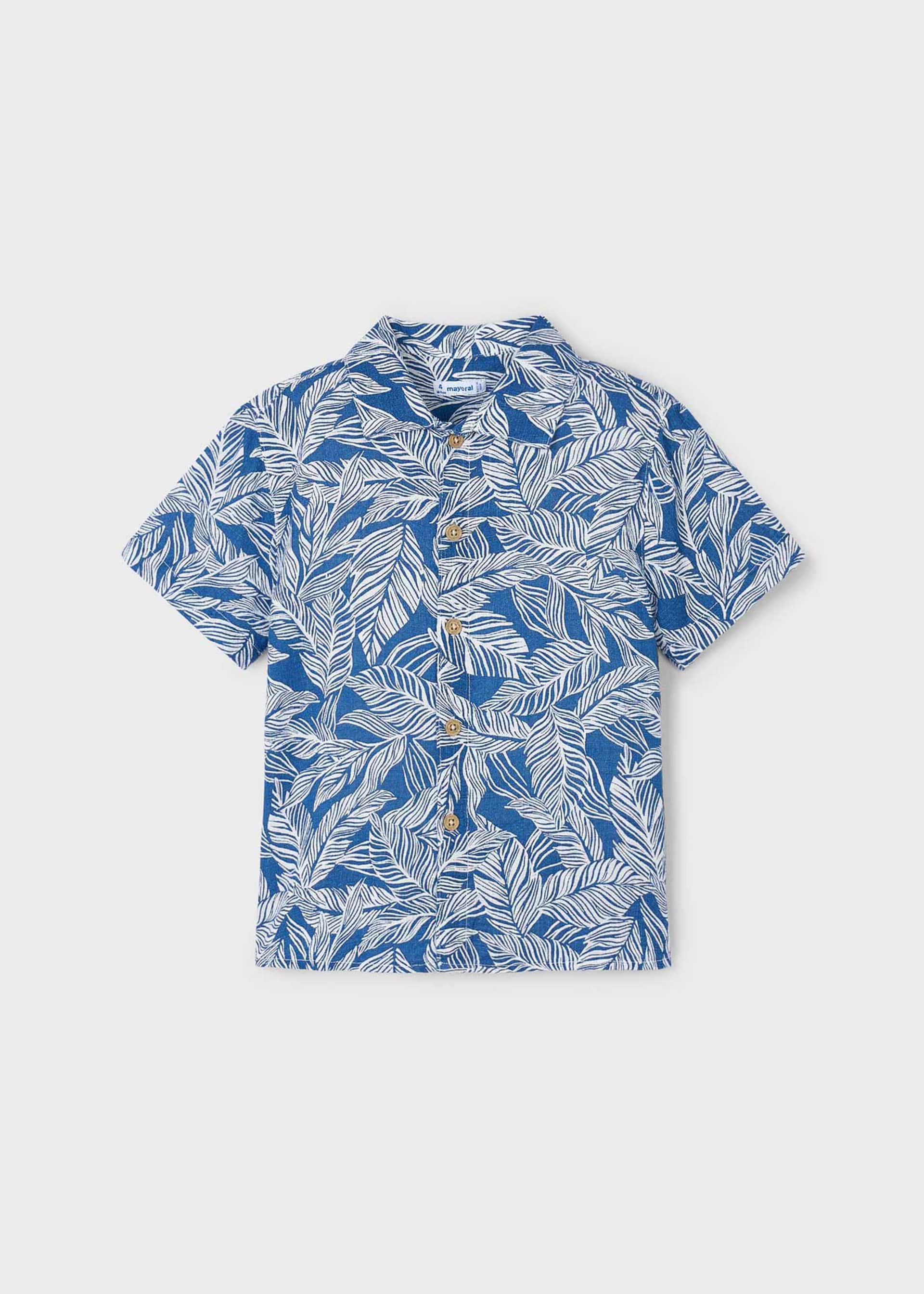 Boy Tropical Print Shirt