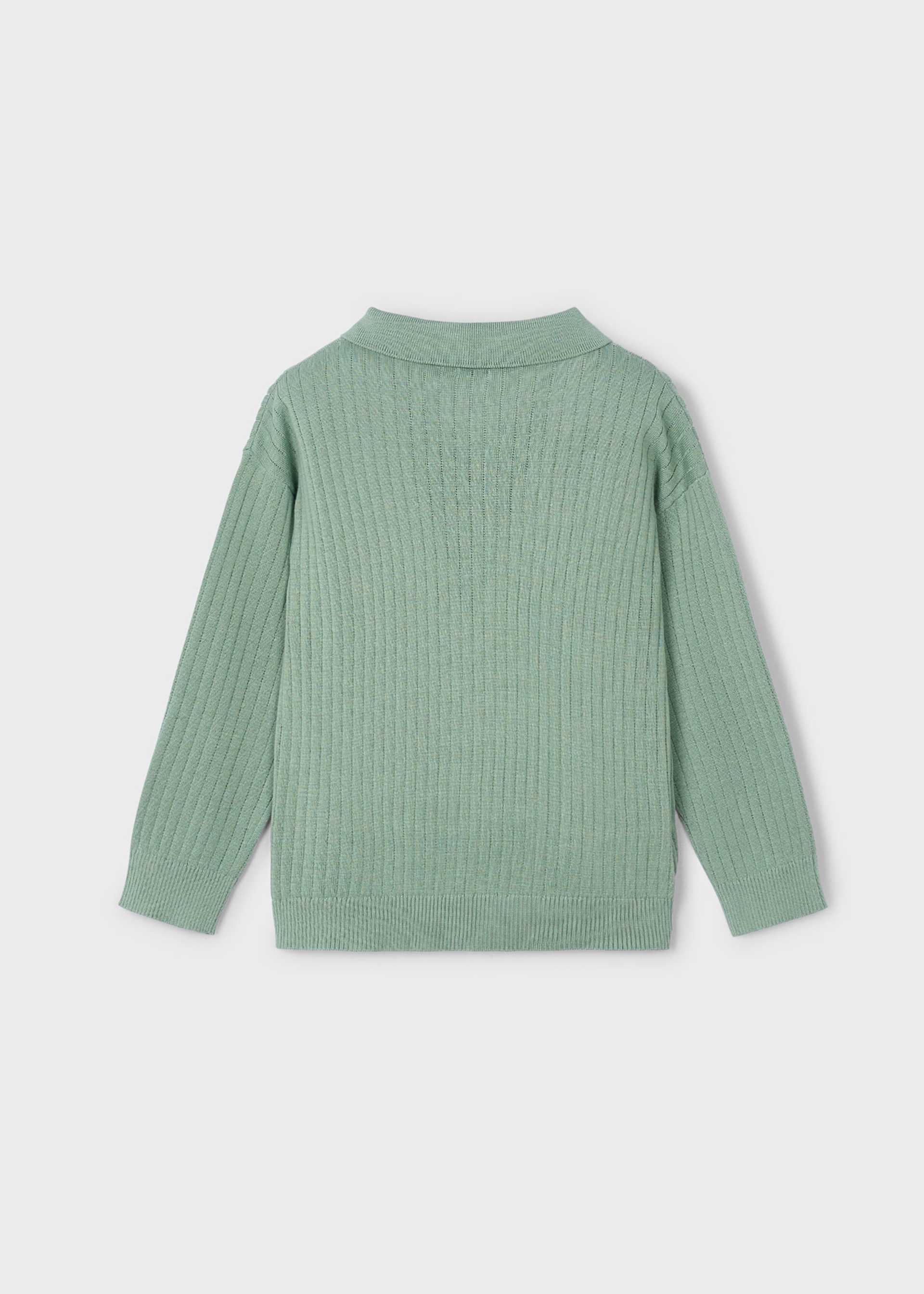 Boy polo neck jumper