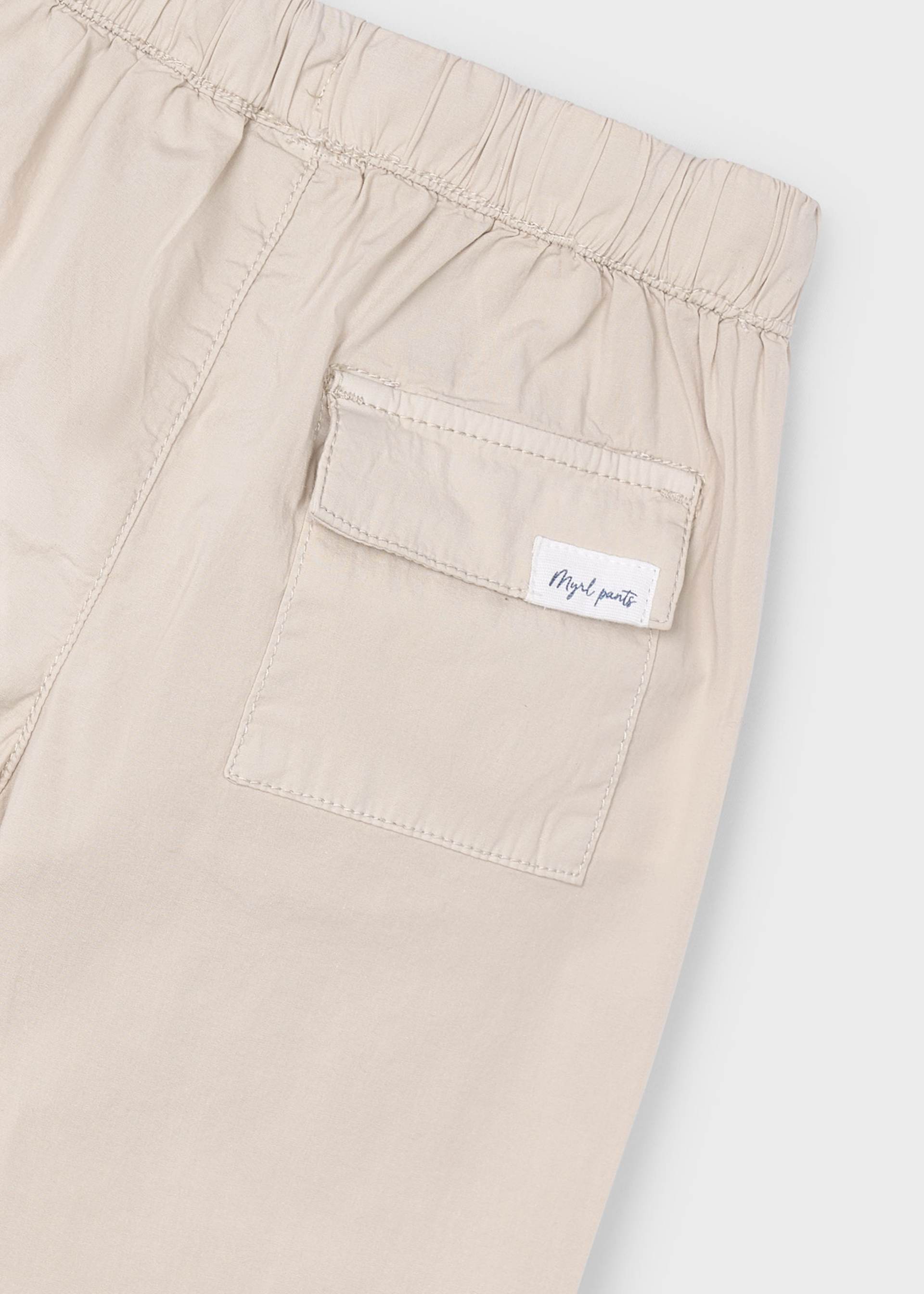 Boy chino trousers with drawstring Boy chino trousers with drawstring