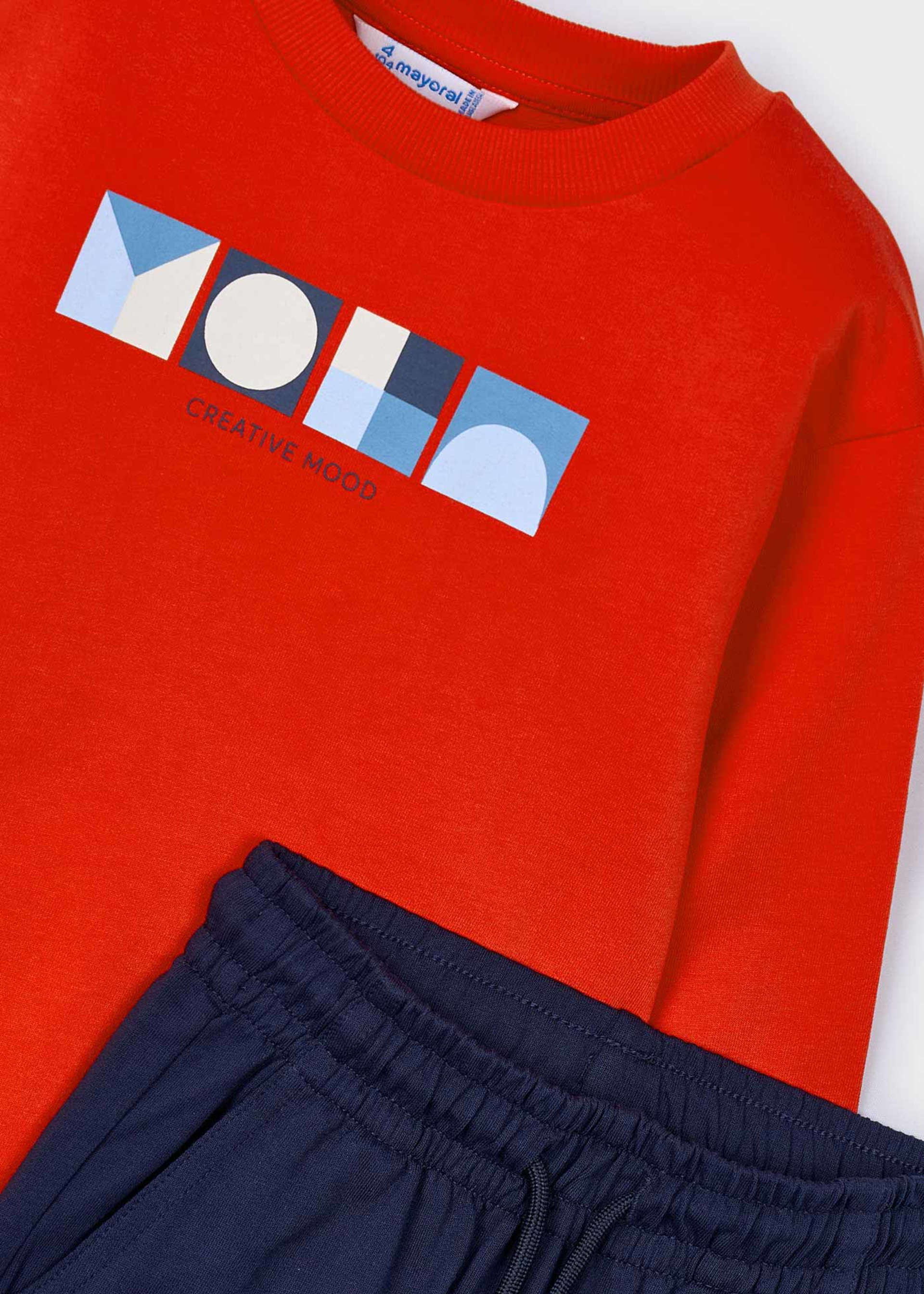 Tuta motivo geometrico bambino