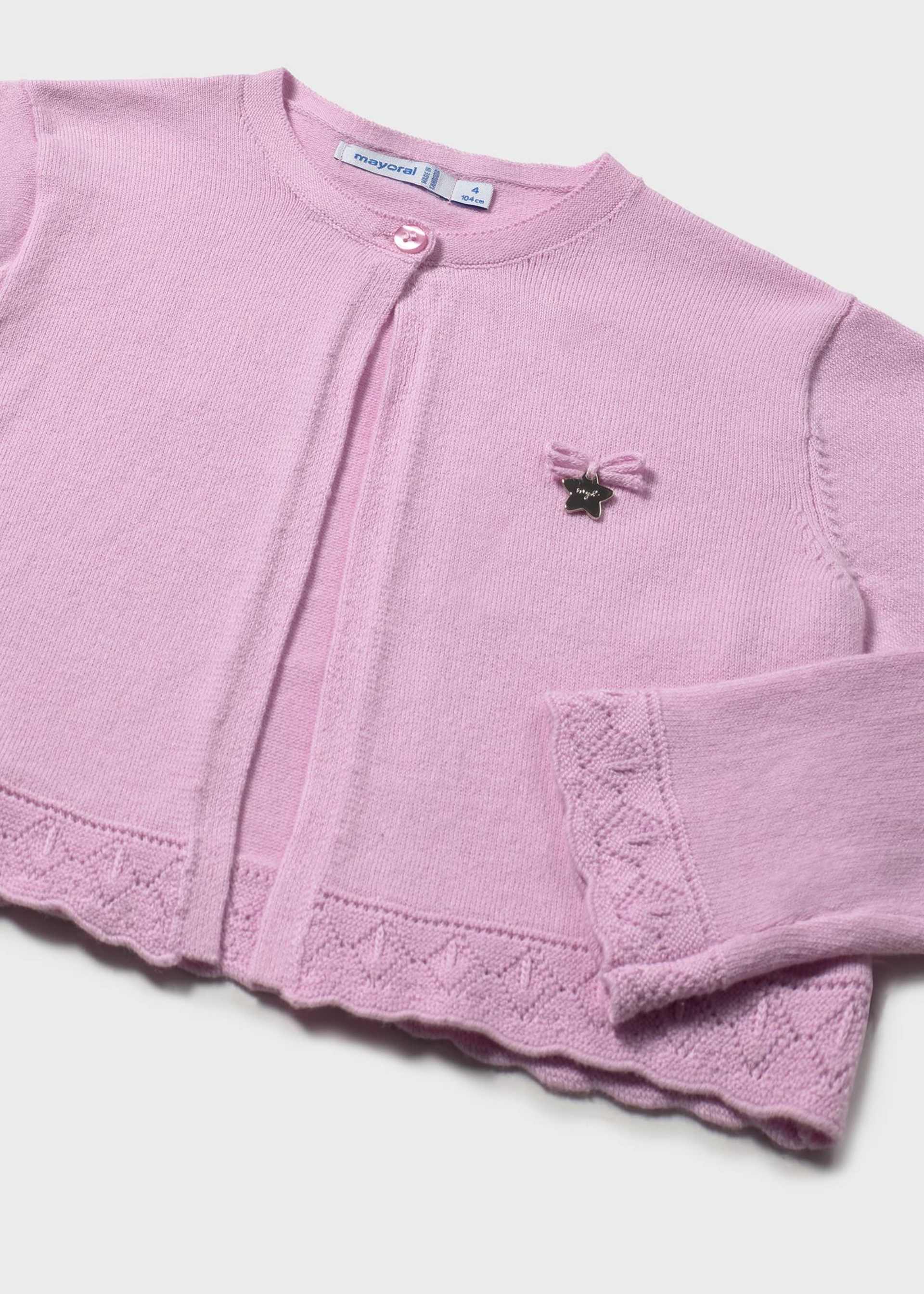 Baby basic tricot cardigan Baby basic tricot cardigan