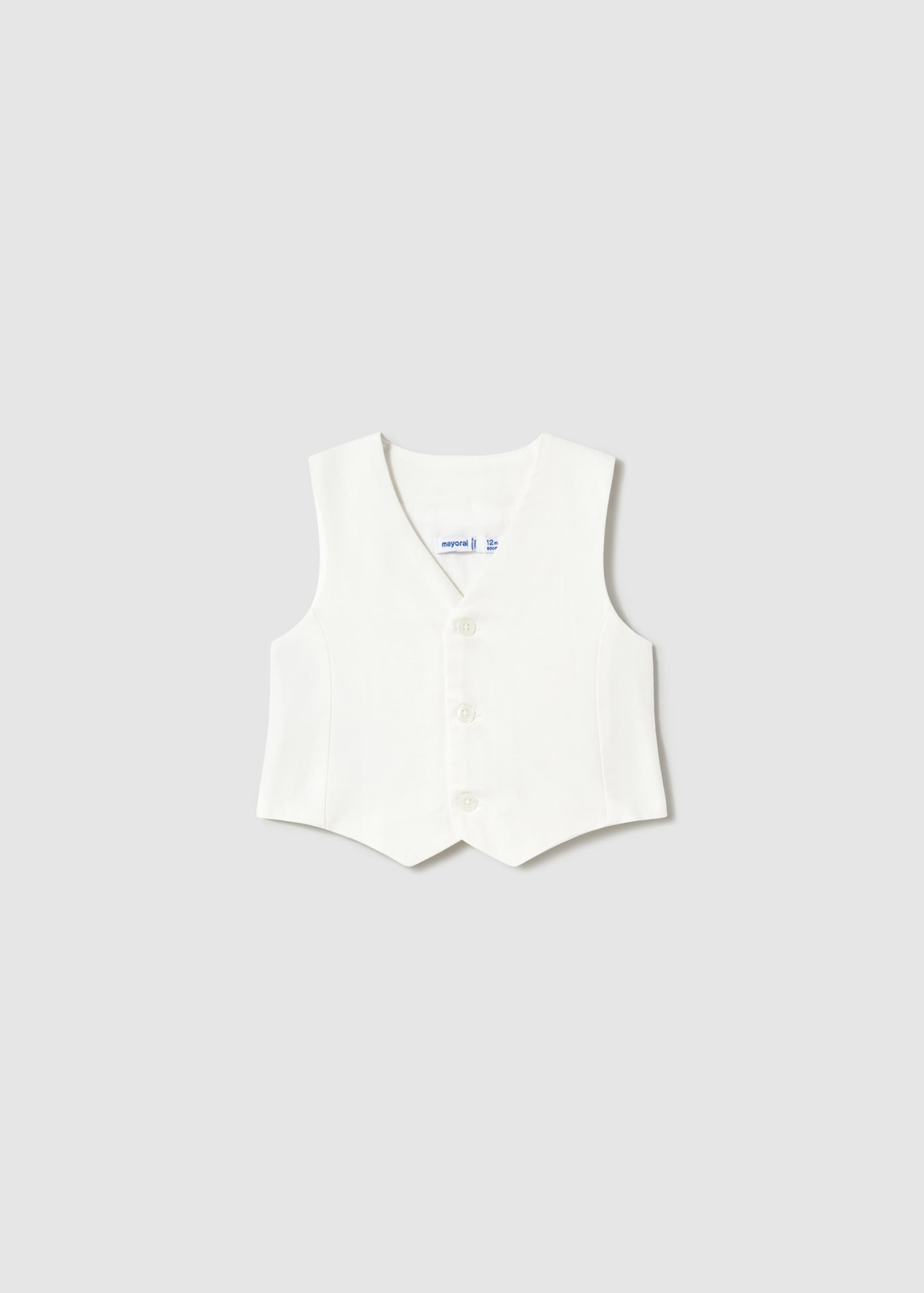 Gilet habillé en lin bébé