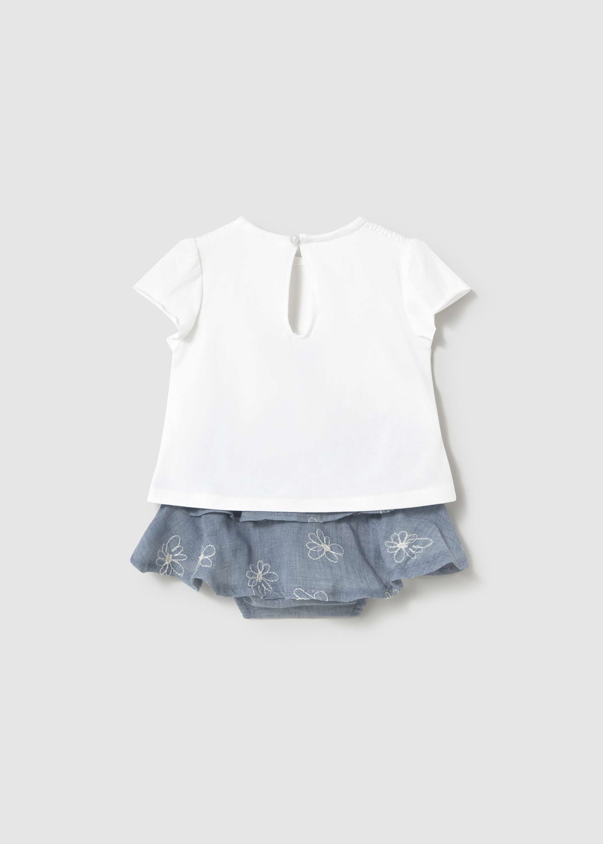 Newborn girl skirt and top set