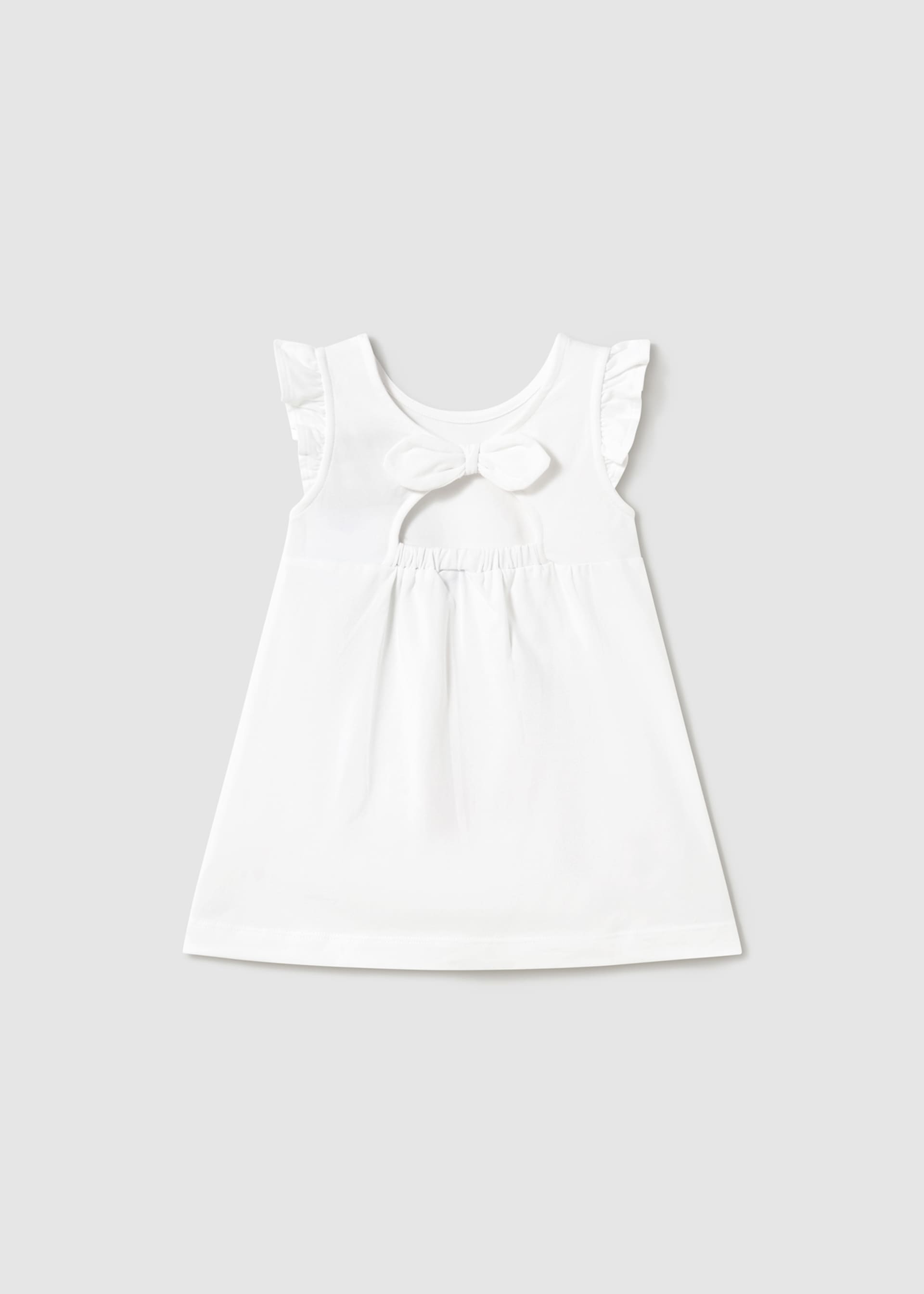 Рокля с позиционирана графика за бебе Рокля с позиционирана графика за бебе