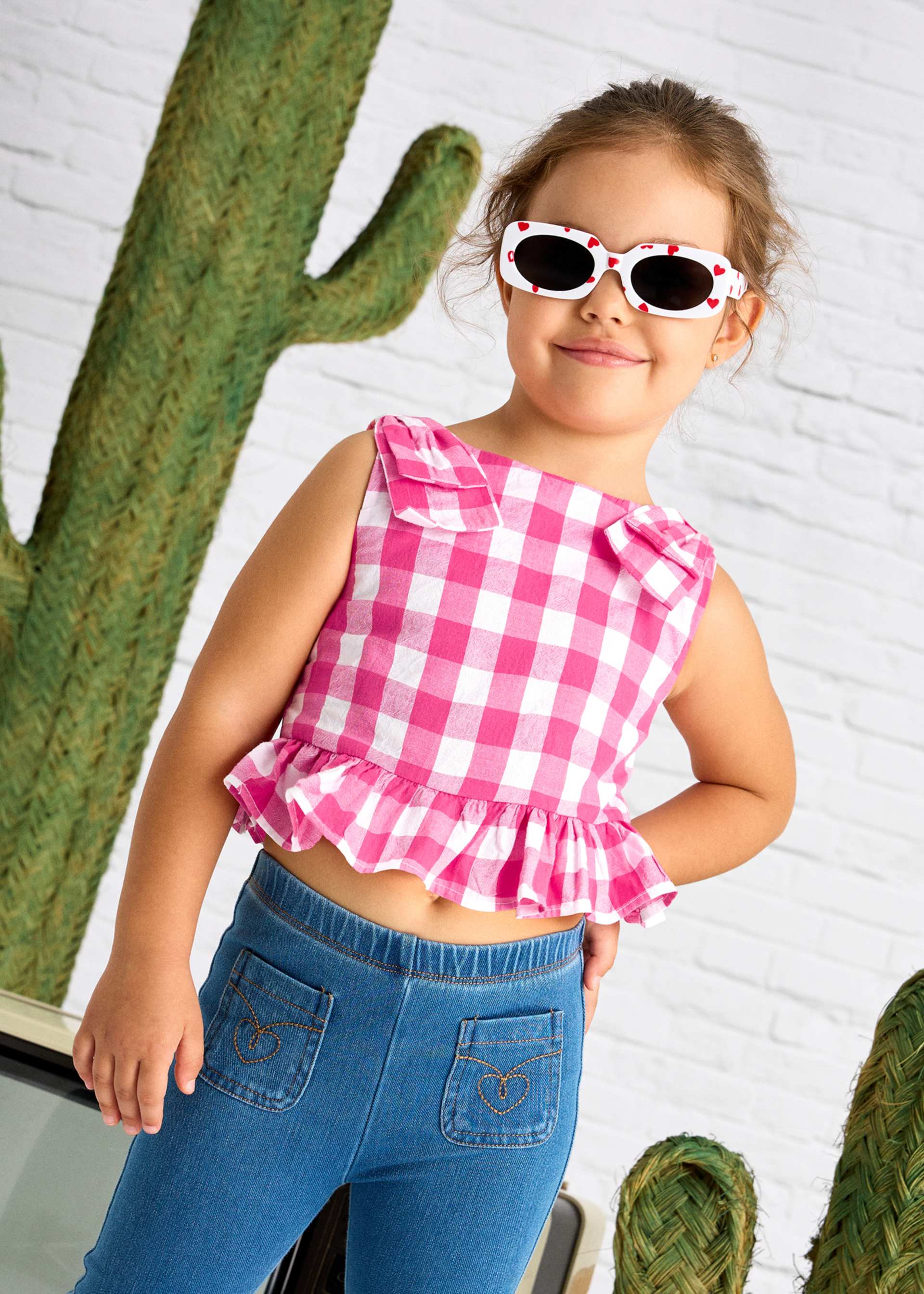 Top fiocco bambina