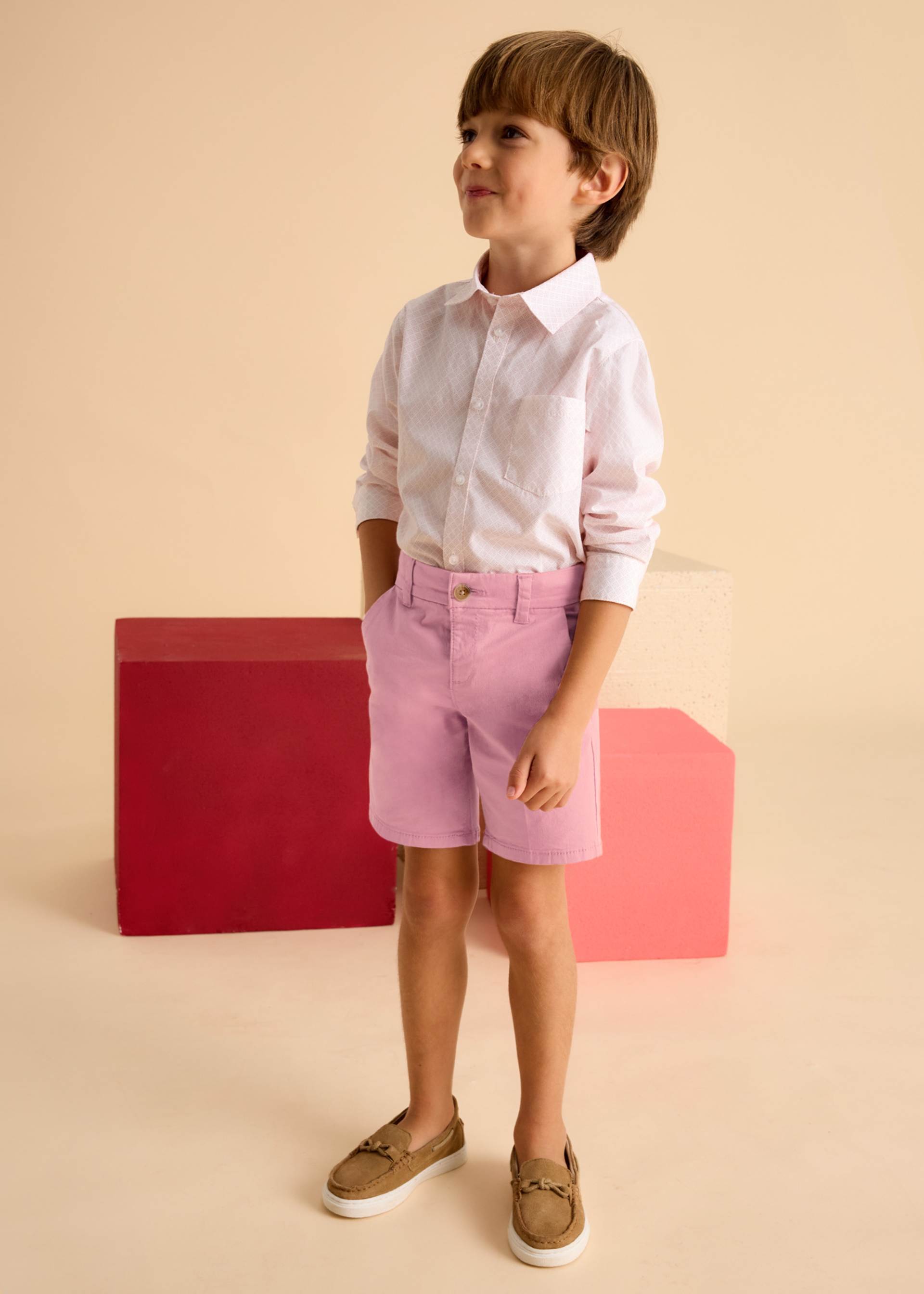 Chemise à manches longues imprimée garçon Chemise à manches longues imprimée garçon