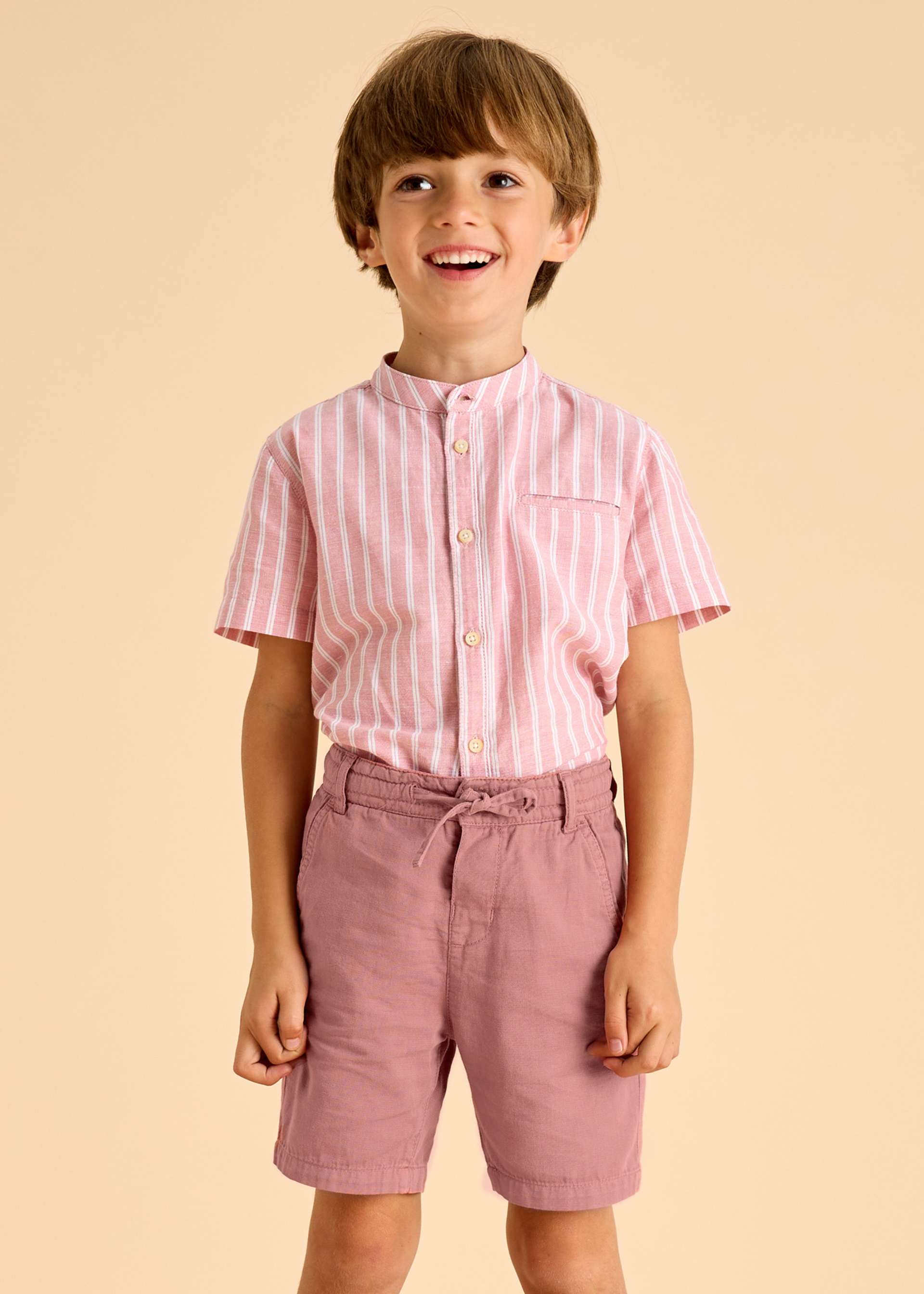 Bermuda cordoncino lino bambino