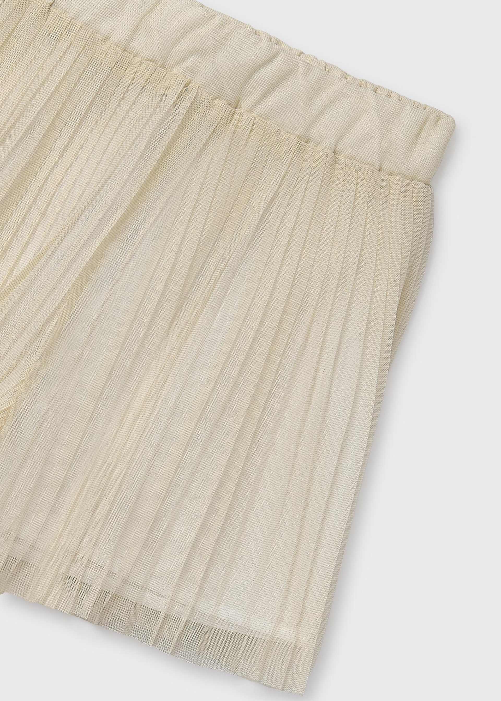 Girl pleated shorts